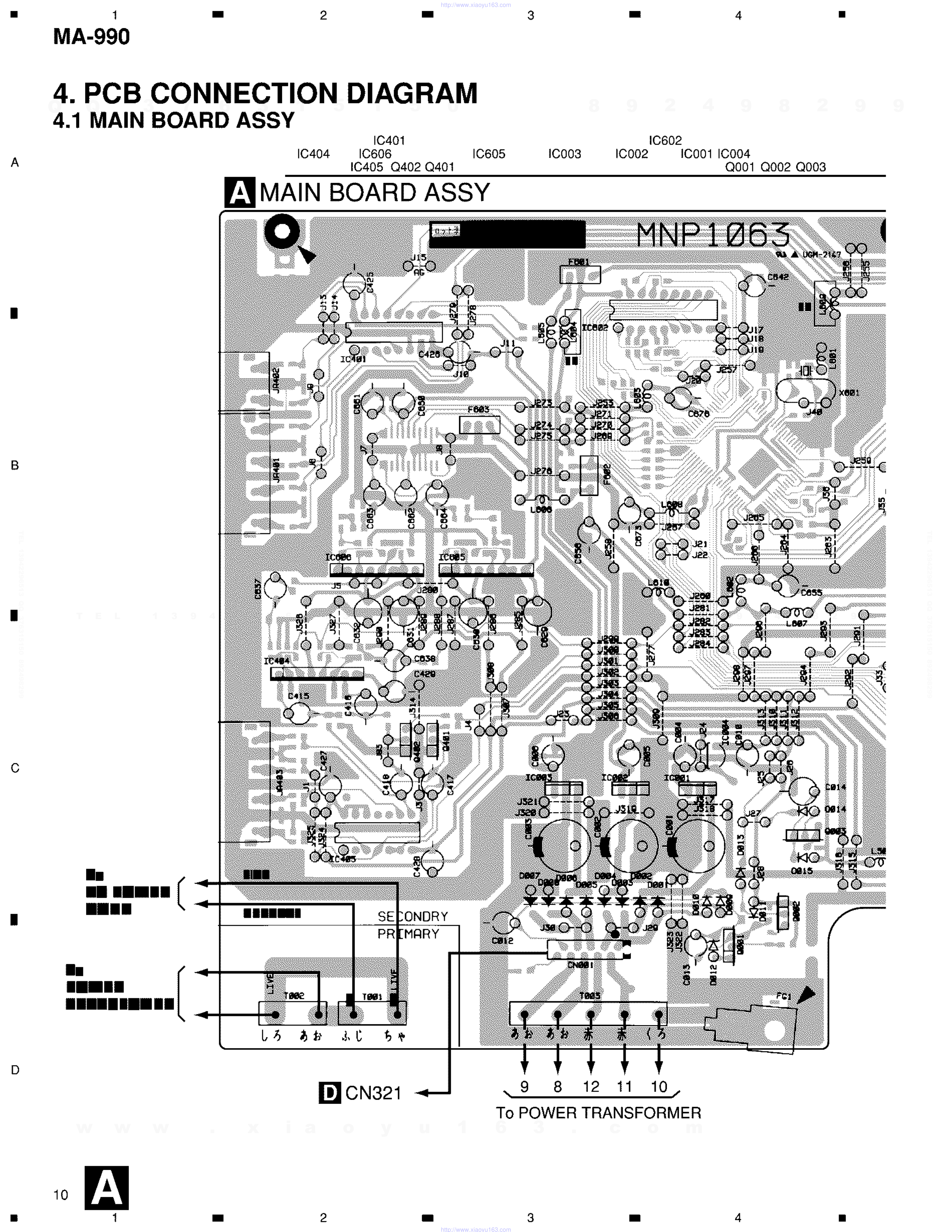 先锋PIONEER MA-990音响电路图-9