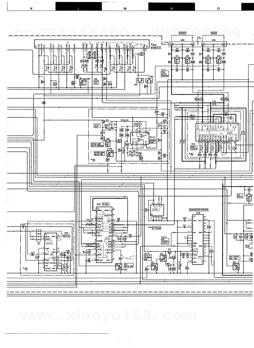 建伍KENWOOD KRC-6701RY磁带录放机维修手册-7 建伍KENWOOD KRC-6701RY磁带录放机维修手册-7