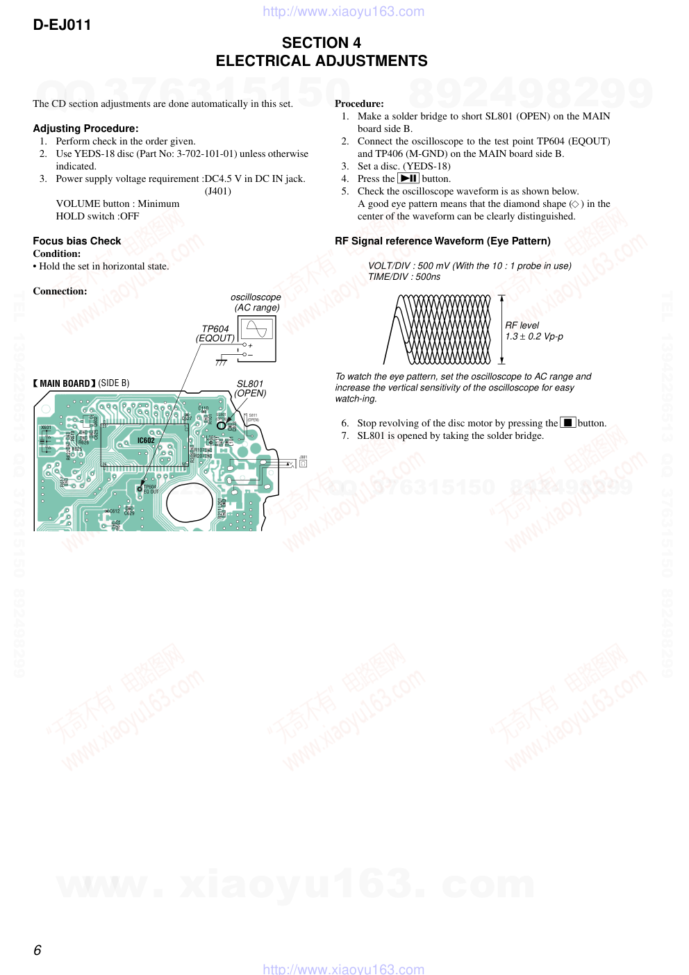 索尼SONY D-EJ011音响电路原理图-5 索尼SONY D-EJ011音响电路原理图-5