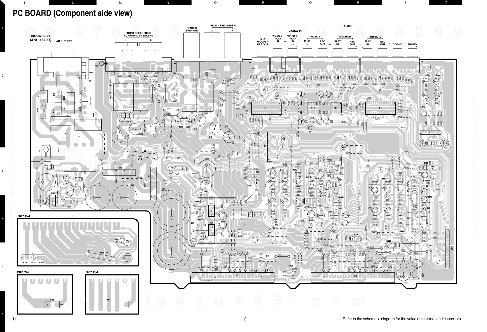 建伍KENWOOD KRF-V7050D音视频播放机电路图-9 建伍KENWOOD KRF-V7050D音视频播放机电路图-9