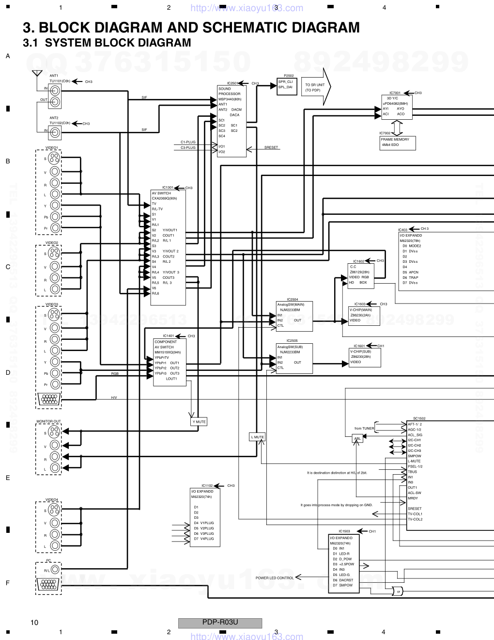 先锋PIONEER PDP-R03U音响电路图-9