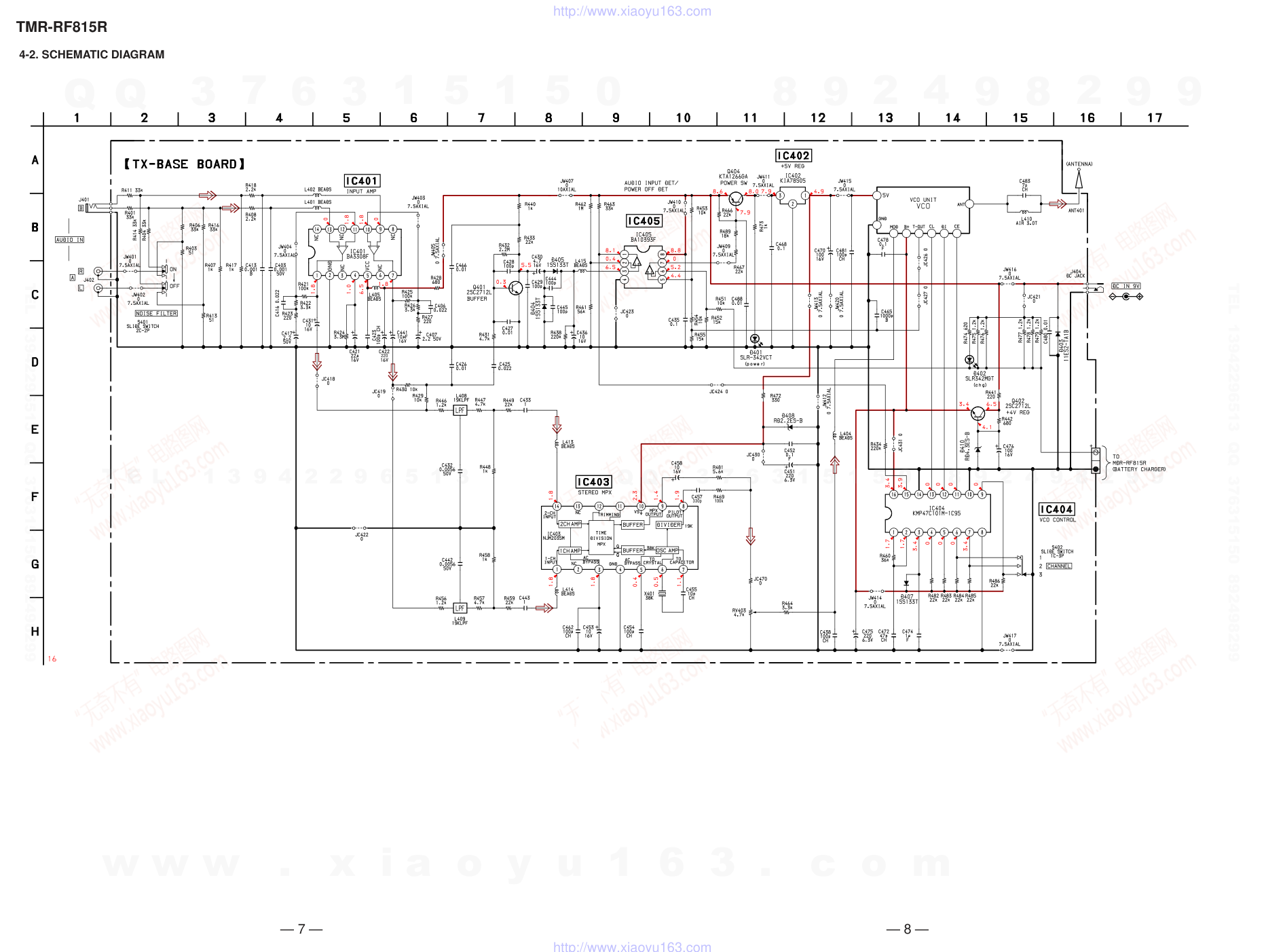 索尼SONY TMR-RF815R电路图-5