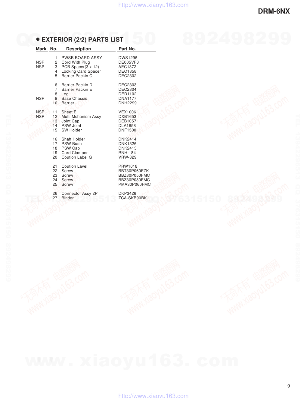 先锋PIONEER DRM-6NX电路图-8