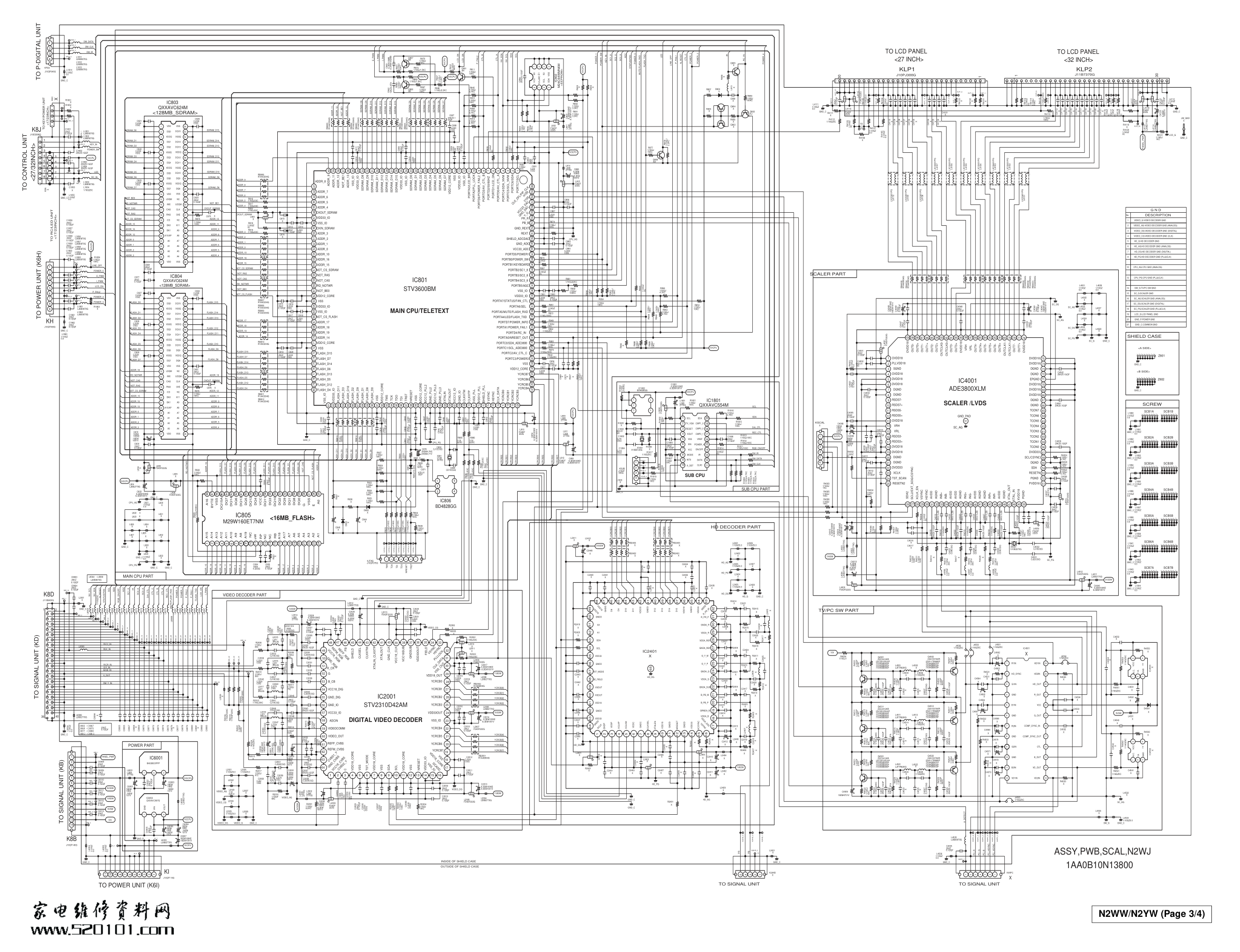 三洋LCD-32XA2液晶电视电路图-2
