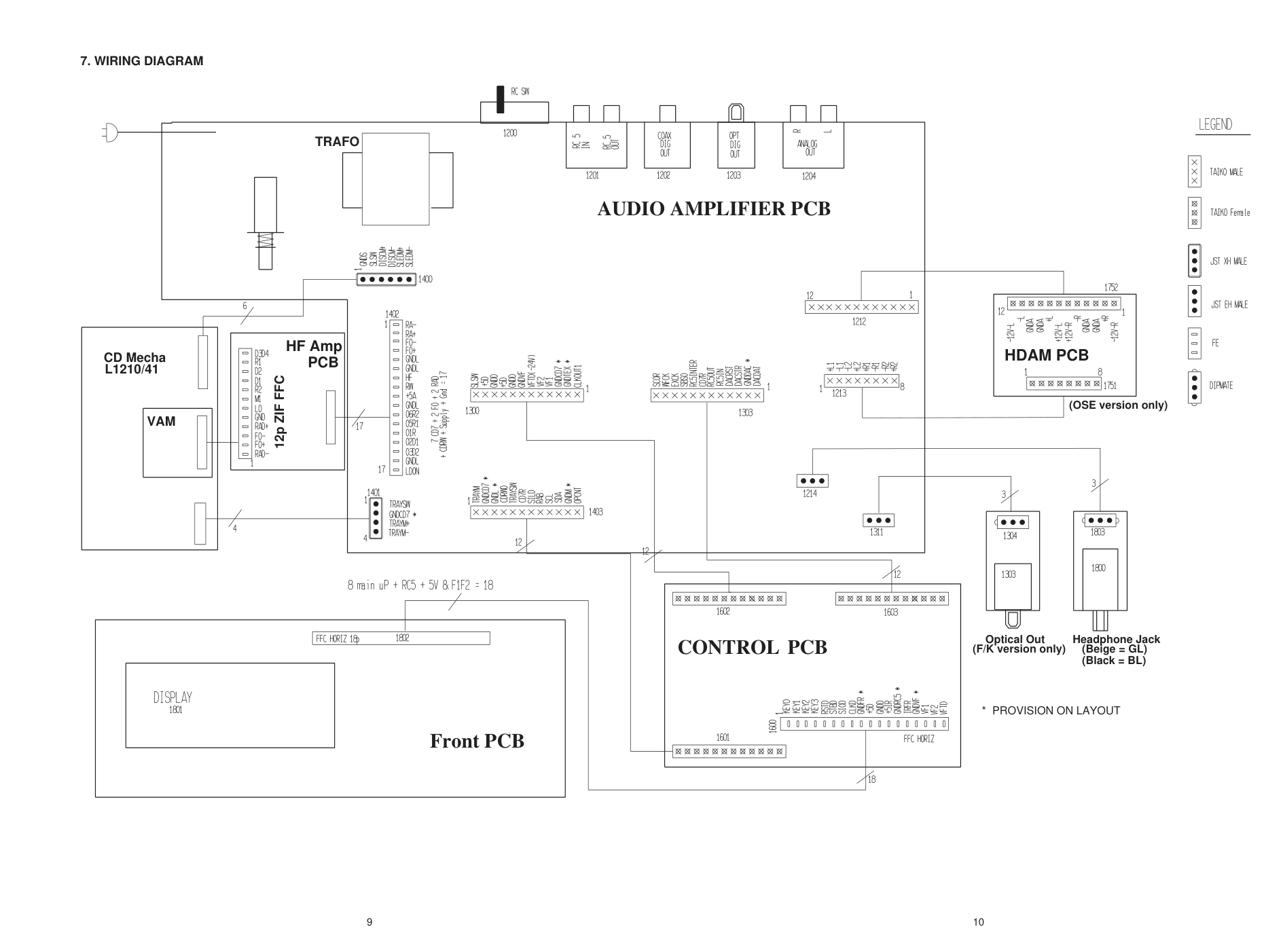 马兰士MARANTZ CD6000N1G音响电路图-8 马兰士MARANTZ CD6000N1G音响电路图-8