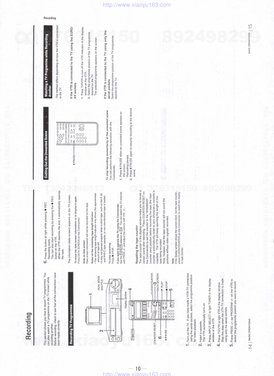 索尼SONY SLV-EI录像机维修资料-9