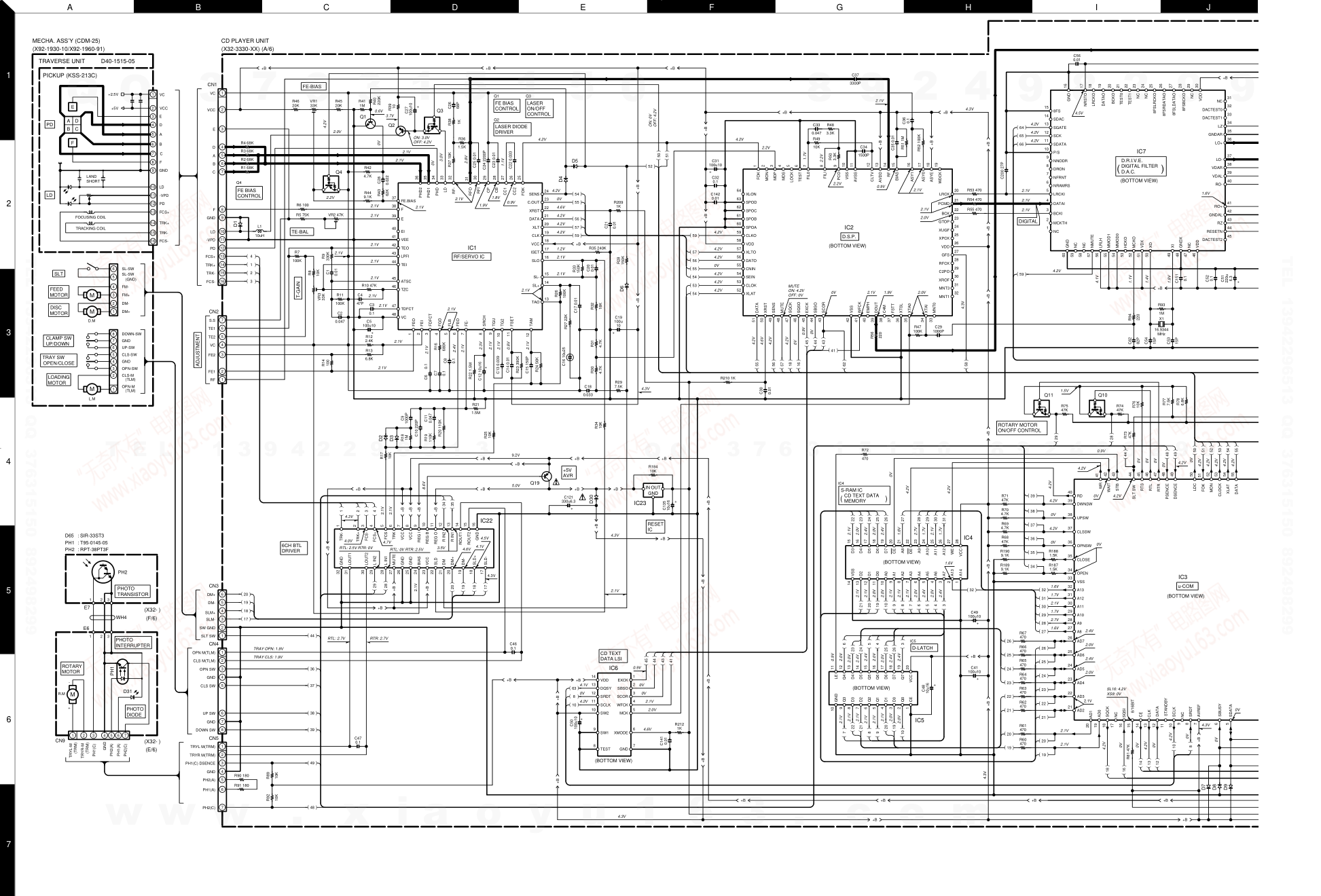 建伍KENWOOD DPF-R6010E CD播放机维修手册-8 建伍KENWOOD DPF-R6010E CD播放机维修手册-8
