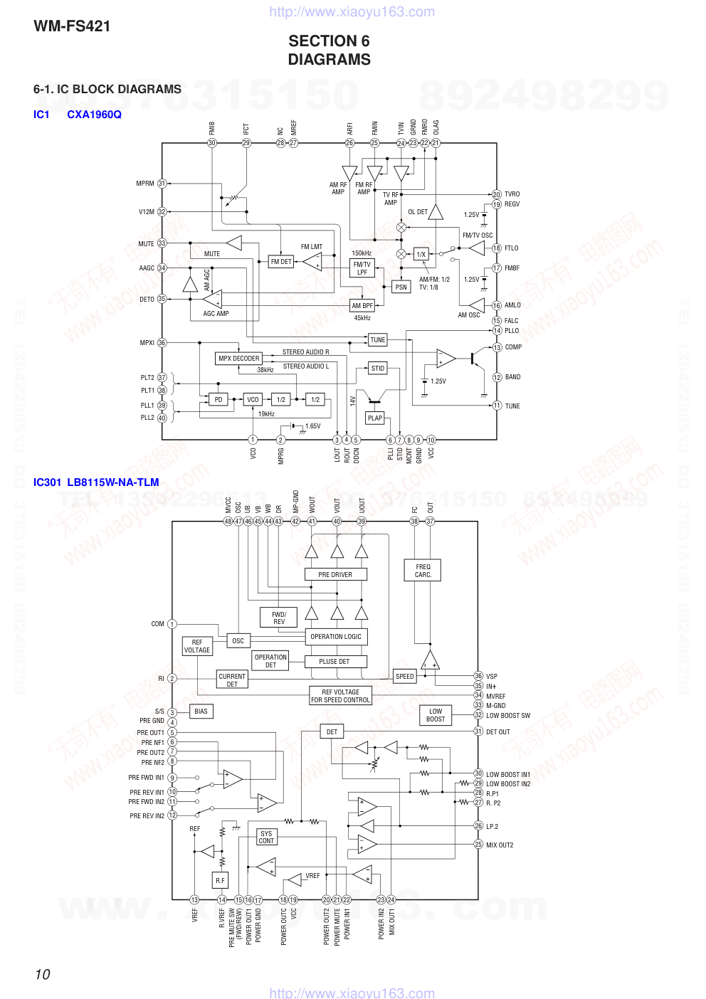 索尼SONY WM-FS421电路图-9 索尼SONY WM-FS421电路图-9