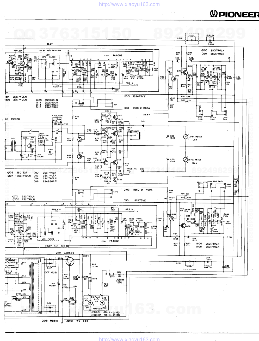 先锋PIONEER CS-506电路图-1