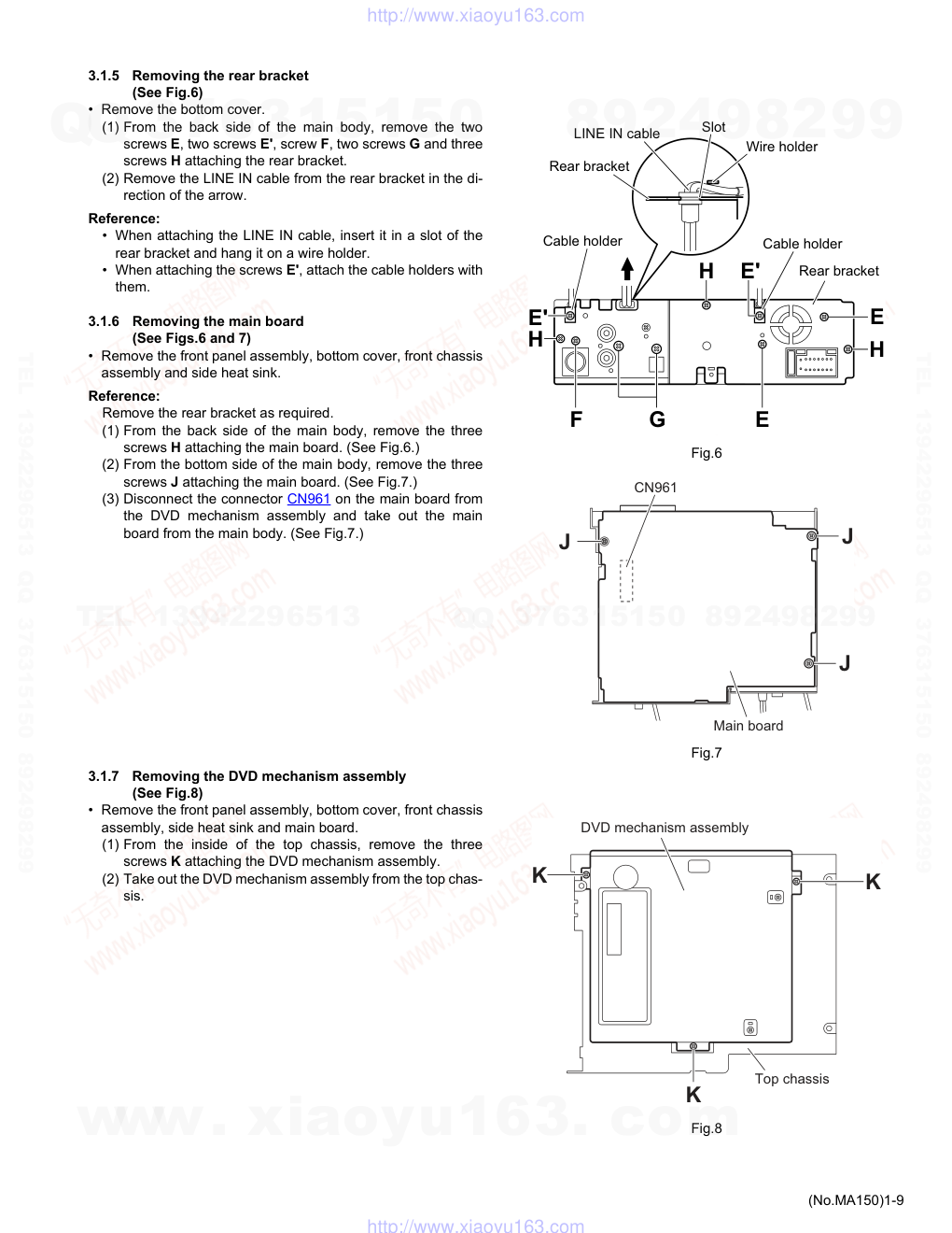 胜利JVC KD-DV5108 CDDVD播放器维修手册-8 胜利JVC KD-DV5108 CDDVD播放器维修手册-8