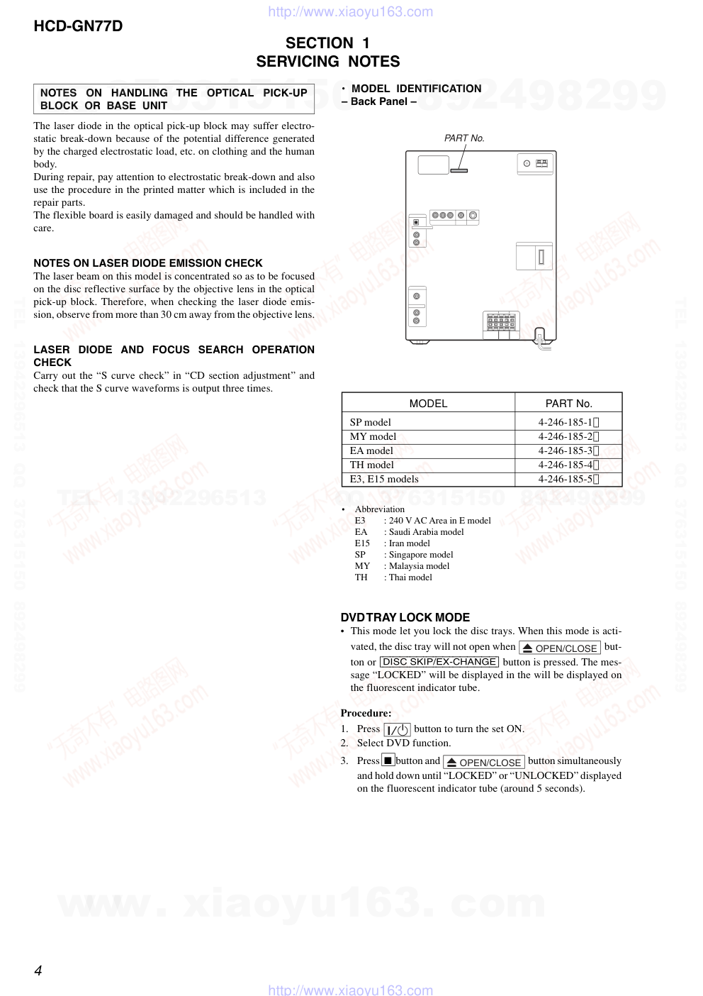 索尼SONY HCD-GN77D音响图纸-3 索尼SONY HCD-GN77D音响图纸-3