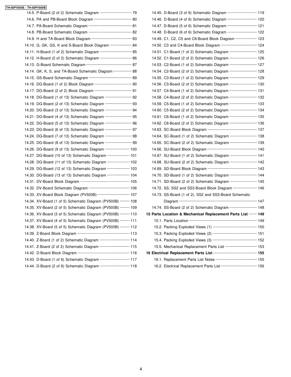 松下TH-50PV500ETH-50PV500B等离子电视维修手册-3 松下TH-50PV500ETH-50PV500B等离子电视维修手册-3