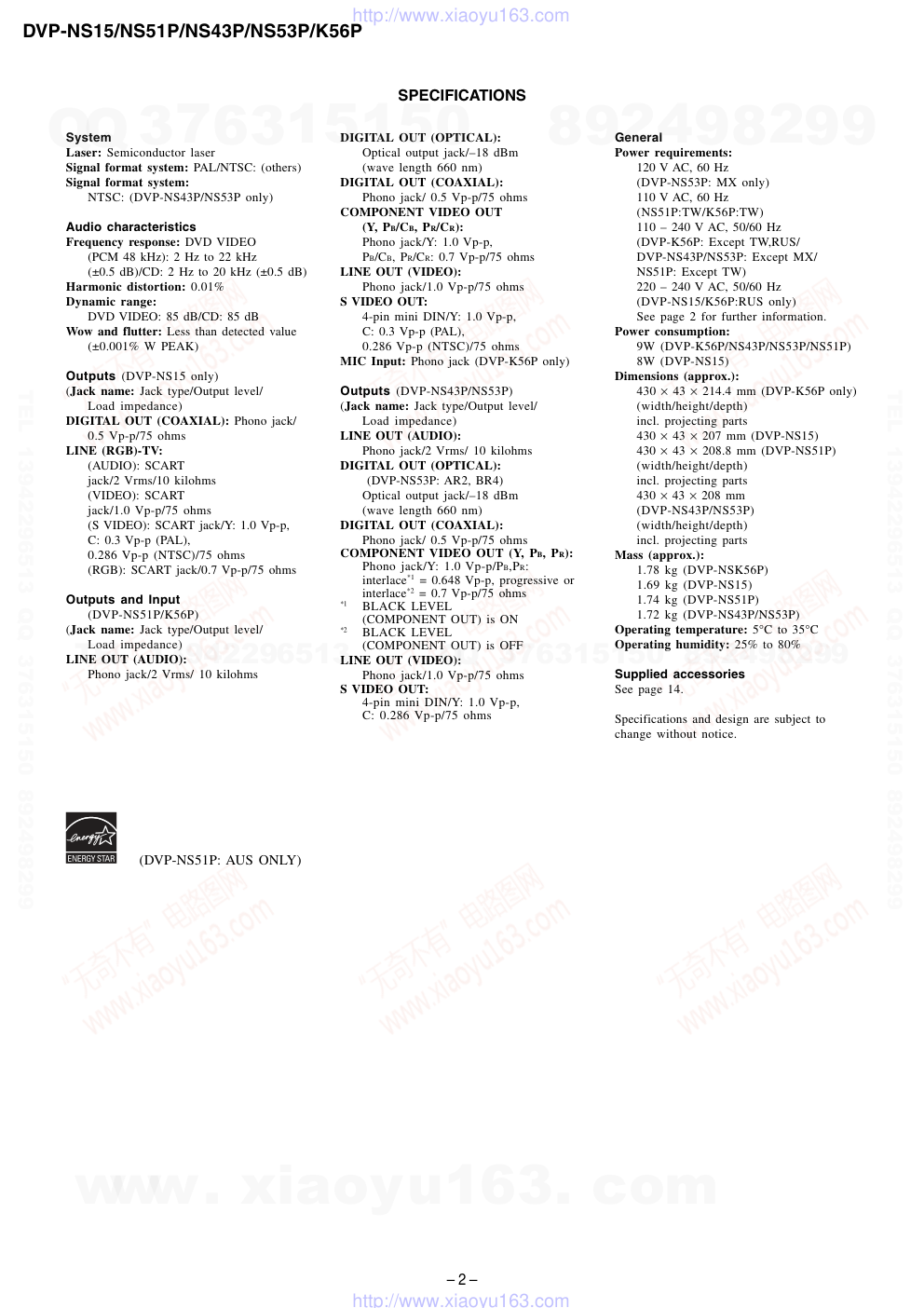 索尼SONY DVP-NS51P音响电路原理图-1 索尼SONY DVP-NS51P音响电路原理图-1