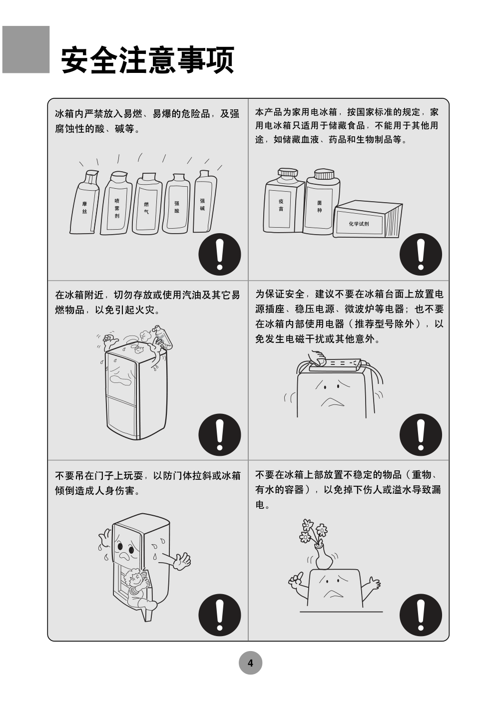 海尔冰箱BCD-218CZB使用说明书-4 海尔冰箱BCD-218CZB使用说明书-4