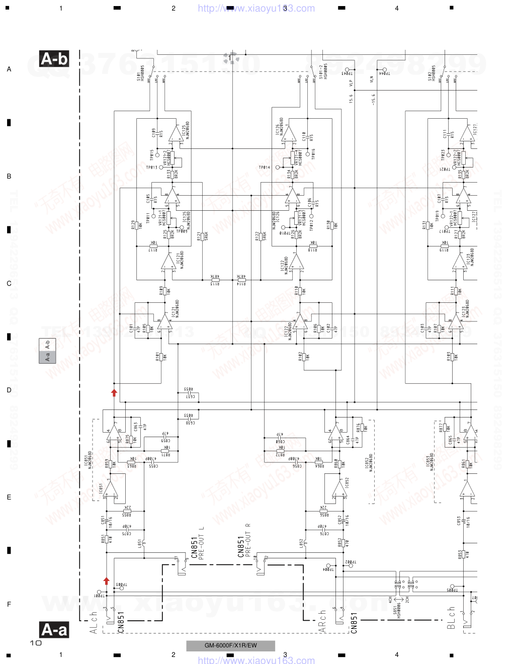 先锋PIONEER GM-6000F音响电路图-9 先锋PIONEER GM-6000F音响电路图-9