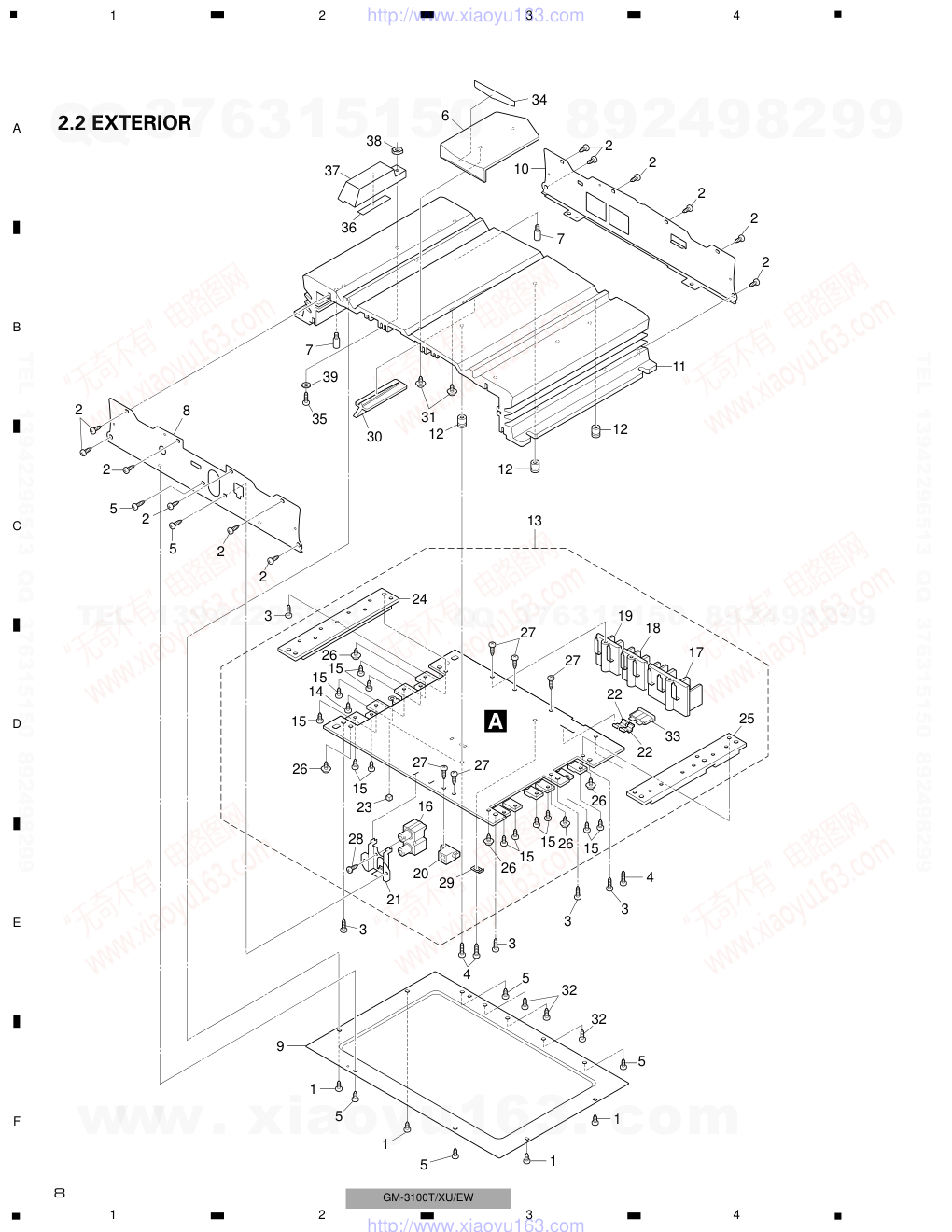 先锋PIONEER GM-3100T音响电路图-7 先锋PIONEER GM-3100T音响电路图-7