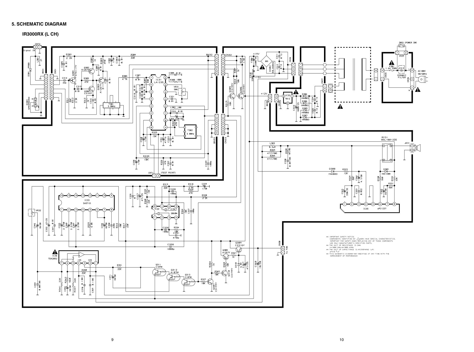马兰士MARANTZ IR3000音响电路图-7