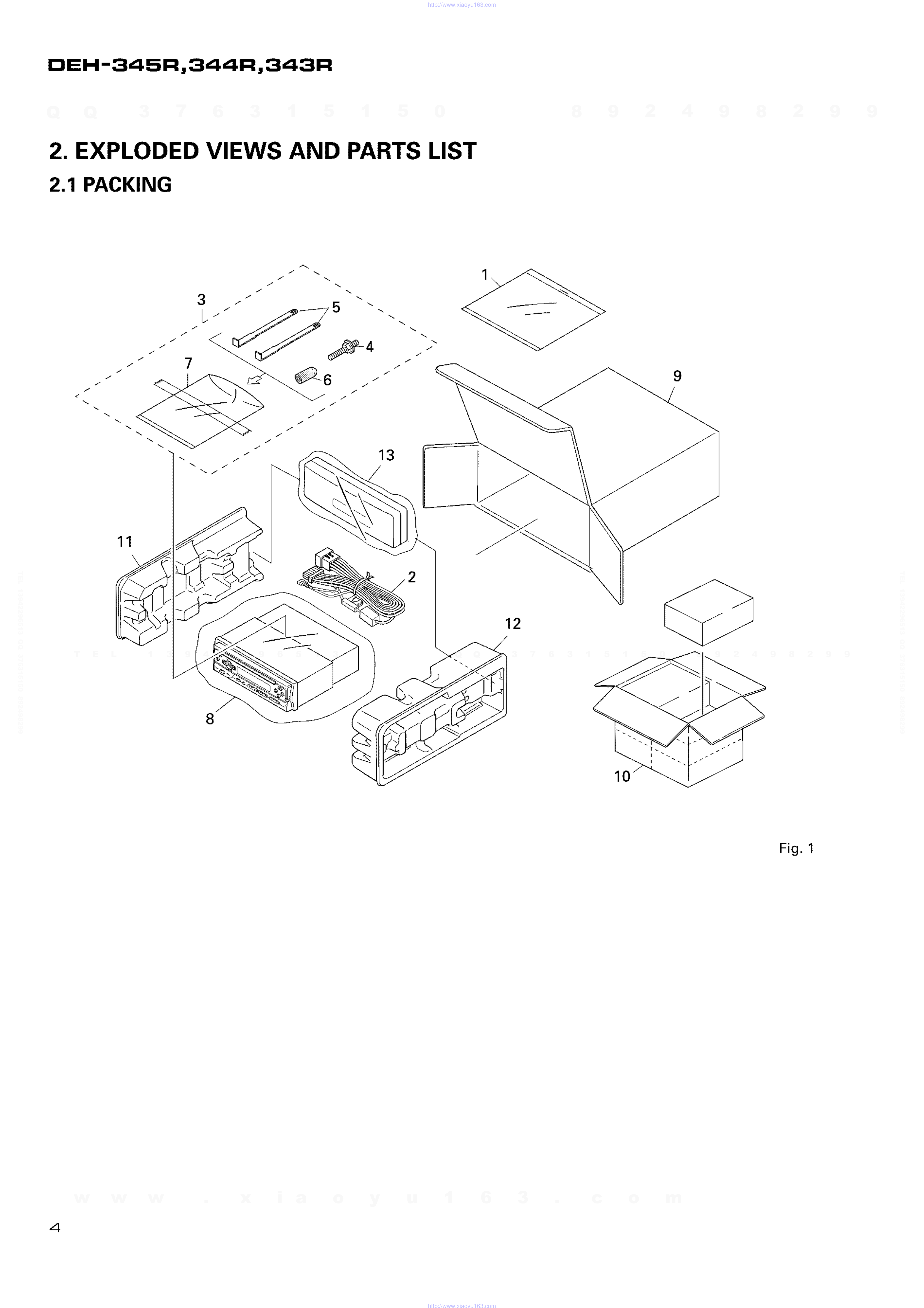 先锋PIONEER DEH-344RX1MEW电路图-3 先锋PIONEER DEH-344RX1MEW电路图-3