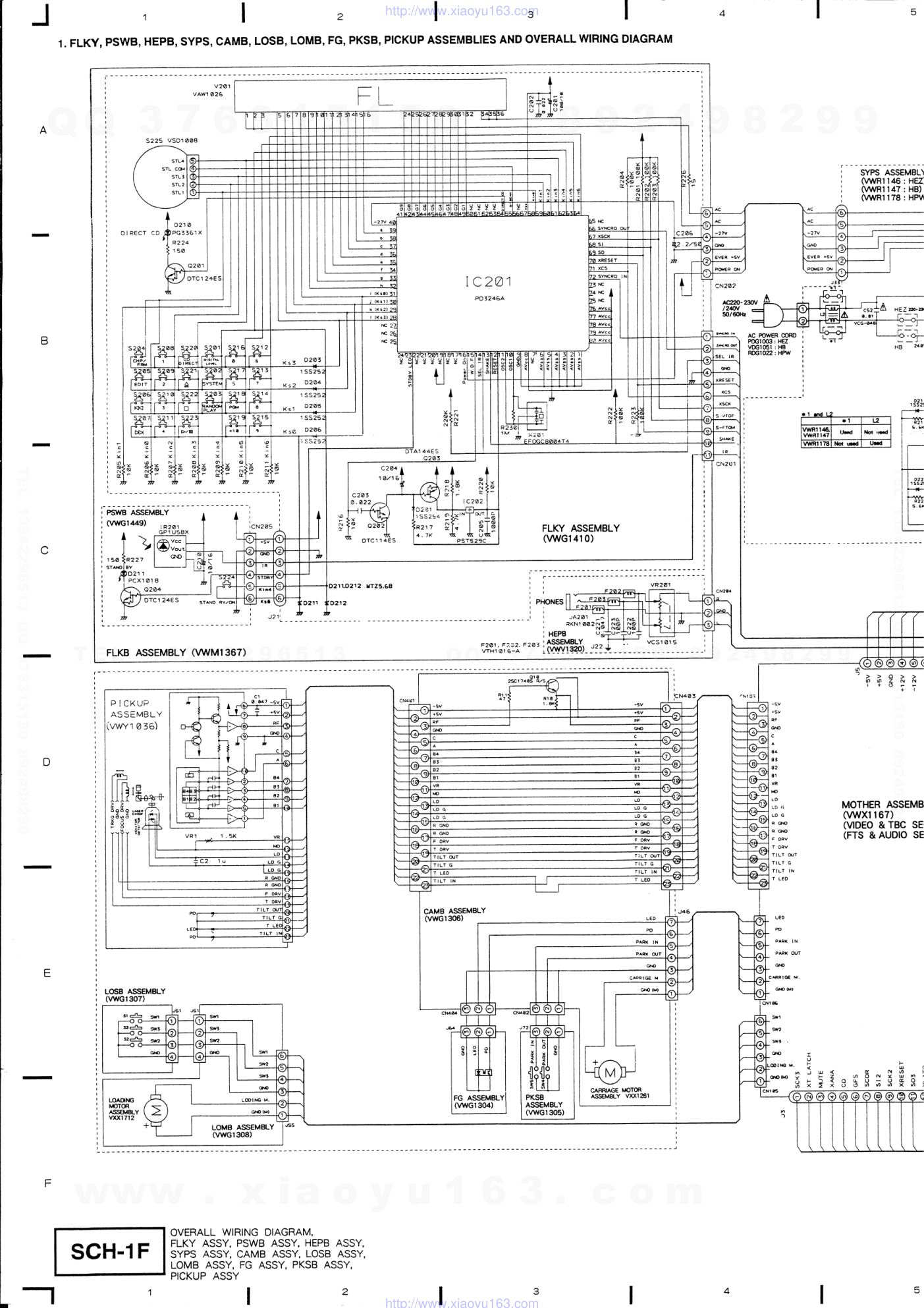 先锋PIONEER CLD-1850音响电路原理图-8