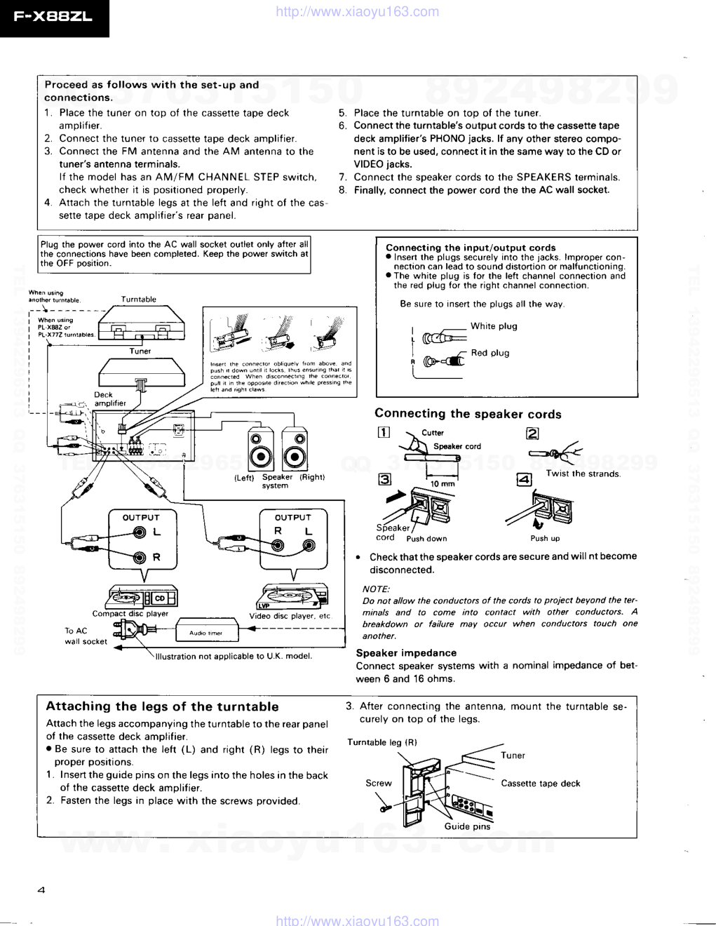 先锋PIONEER F-X88ZL音响电路图-3 先锋PIONEER F-X88ZL音响电路图-3