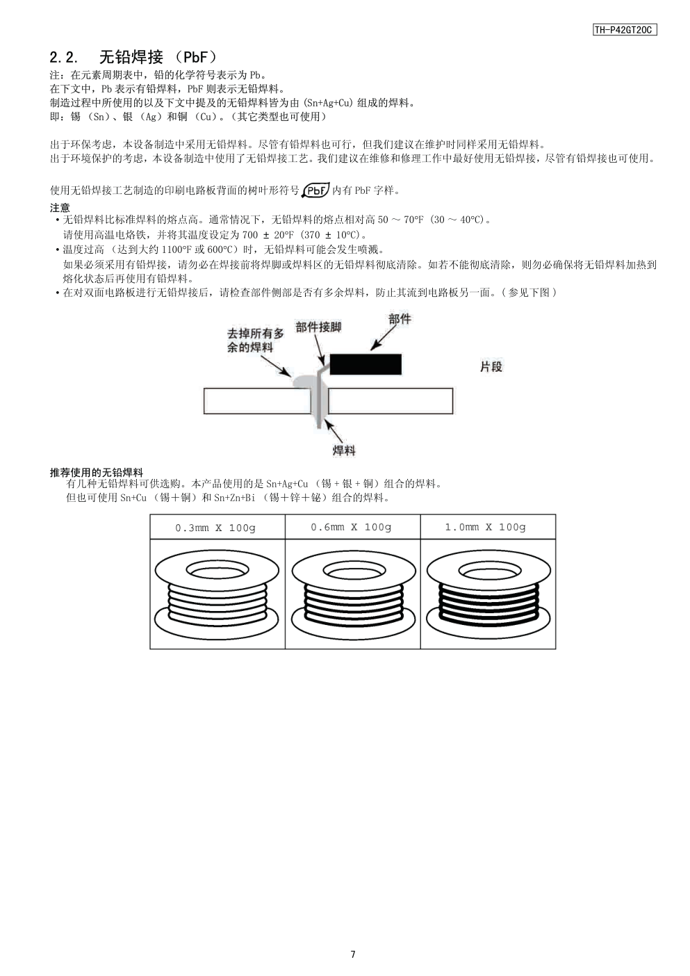 松下TH-P42GT20C等离子电视（GPF13DSAL机芯）维修手册-6