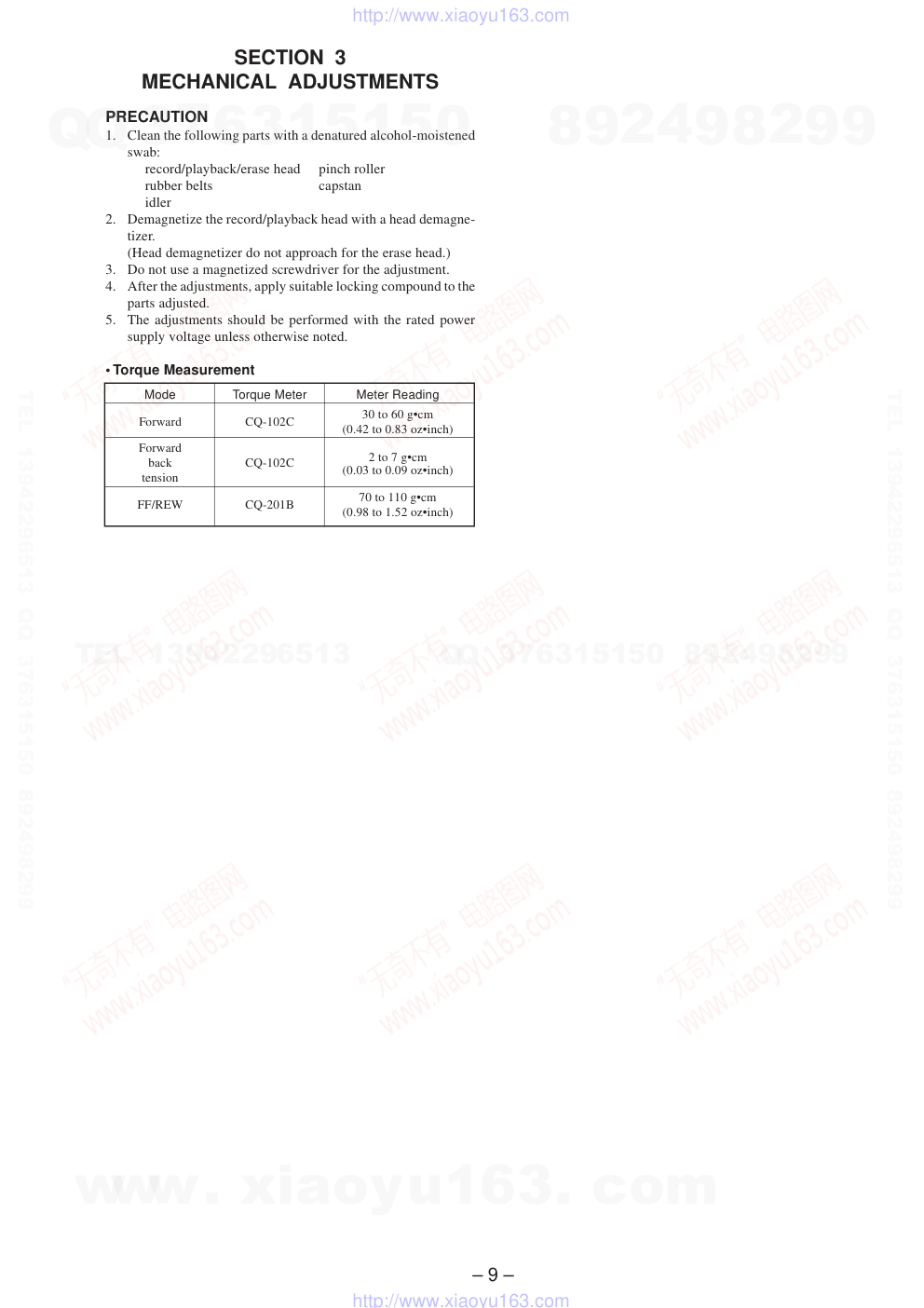 索尼SONY TC-KB820S电路图-8 索尼SONY TC-KB820S电路图-8