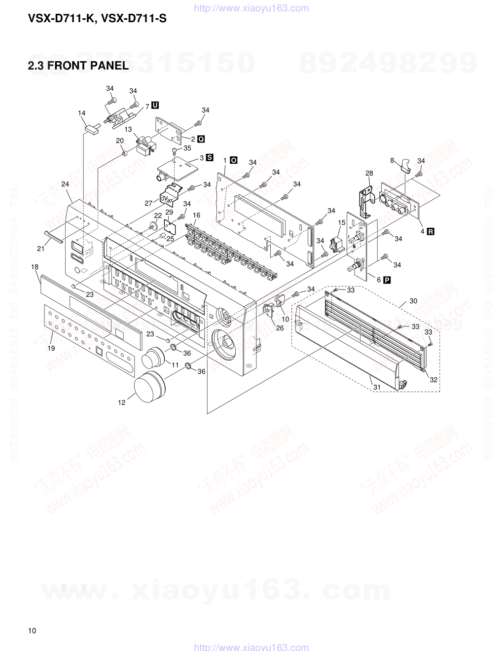 先锋PIONEER VSX-D711-S电路图-9 先锋PIONEER VSX-D711-S电路图-9