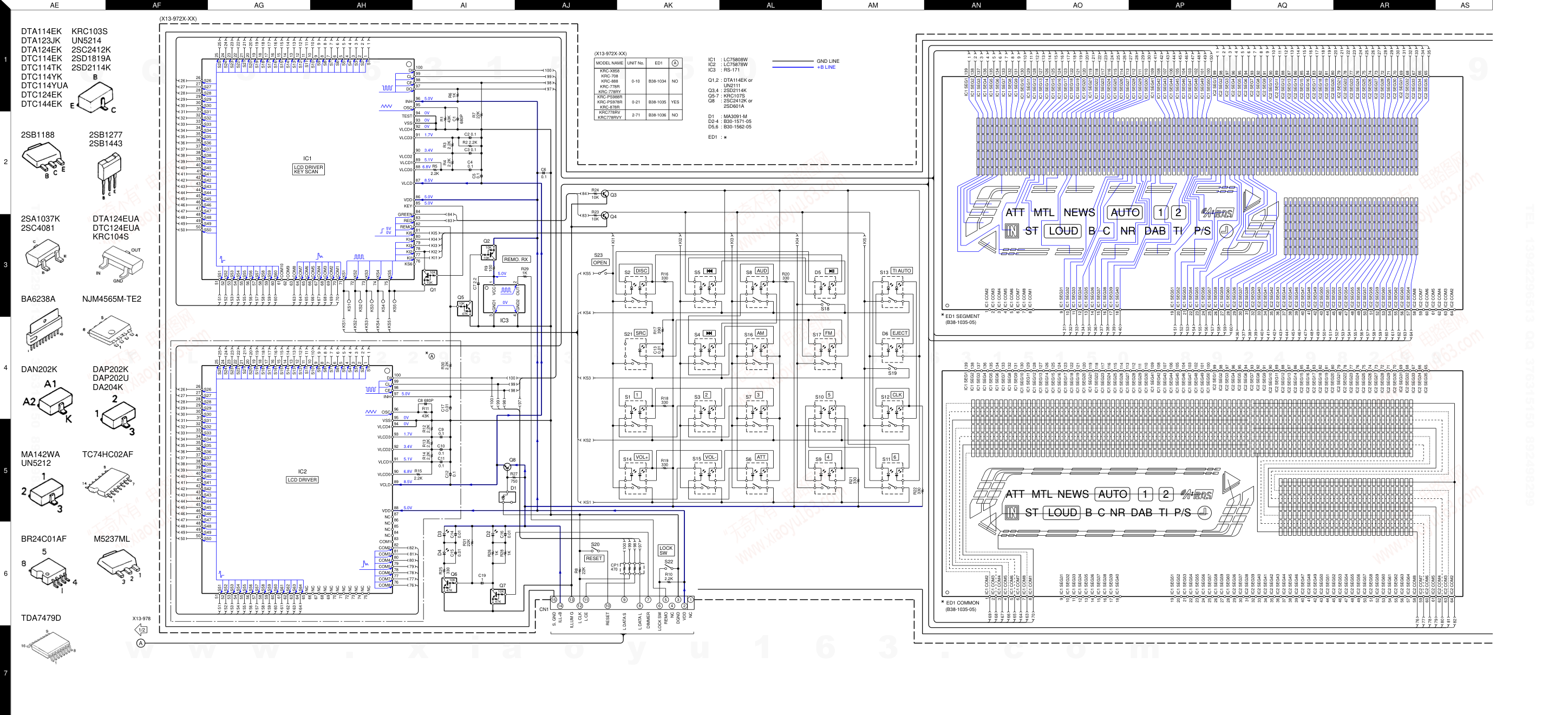 建伍KENWOOD KRC-778RYV磁带录放机维修手册-9