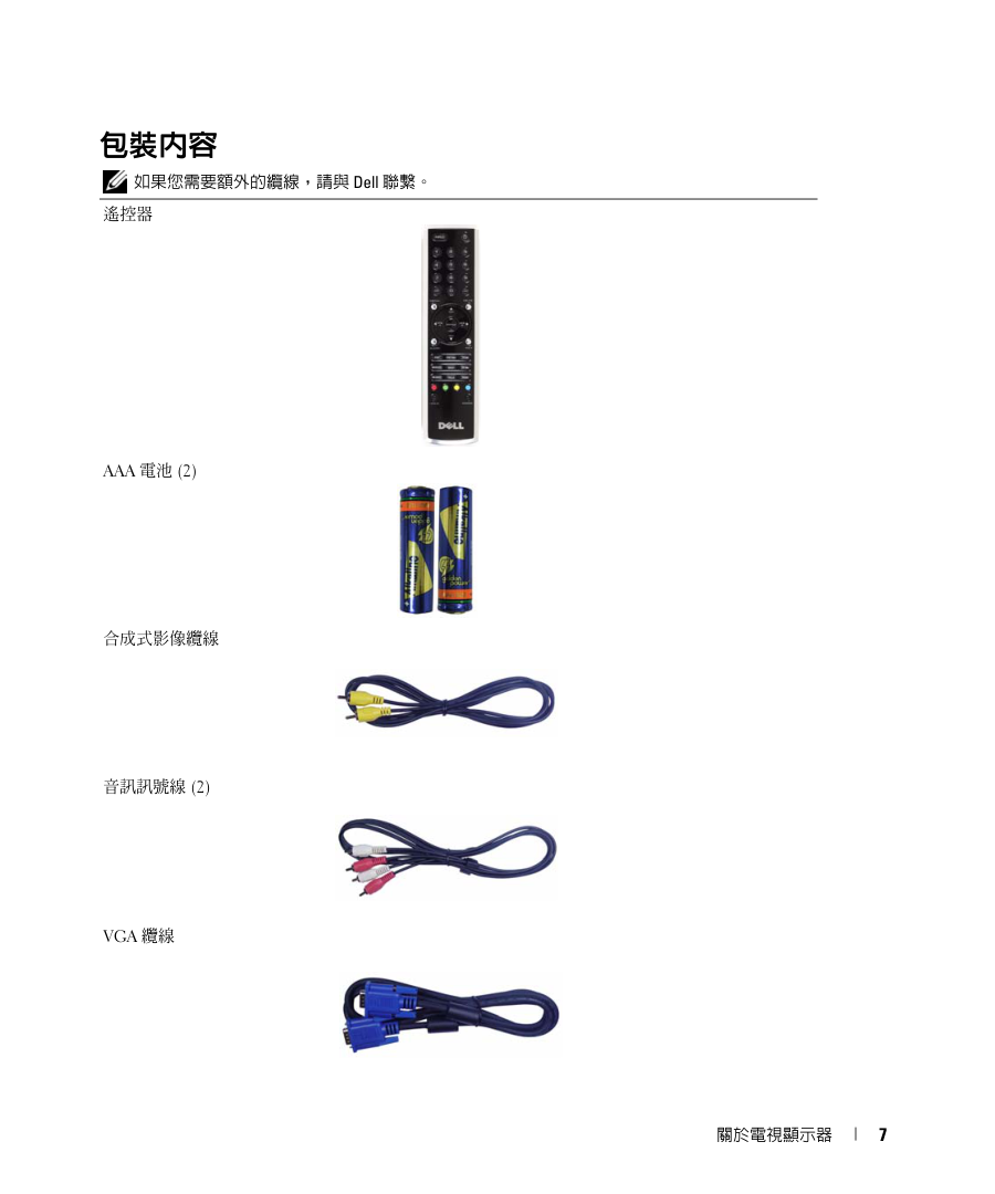 戴尔W1900LCD电视显示器用户手册-8 戴尔W1900LCD电视显示器用户手册-8
