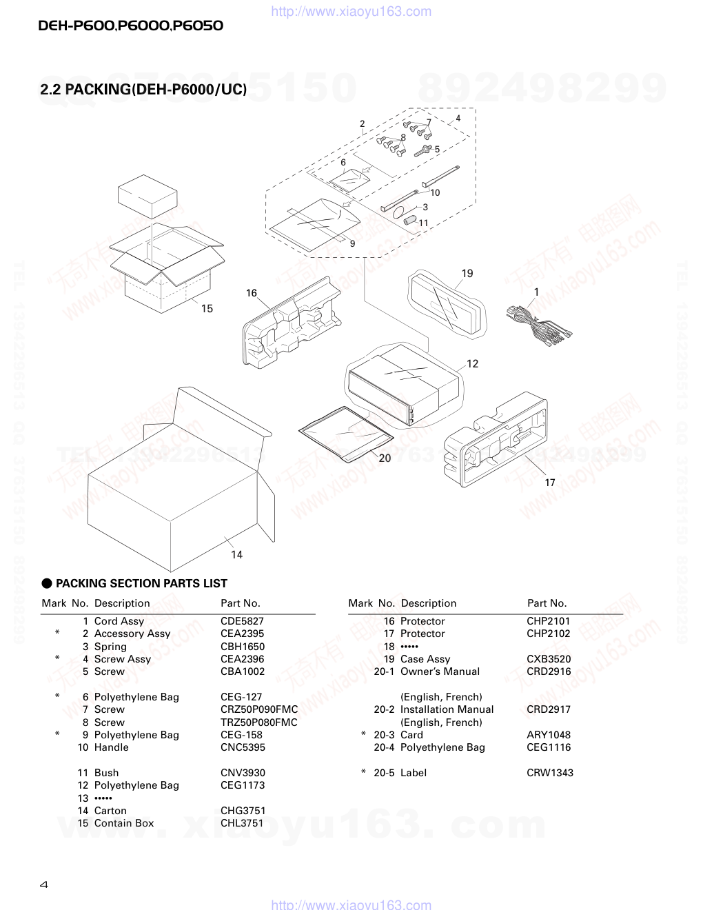 先锋PIONEER DEH-P6050ES电路图-3