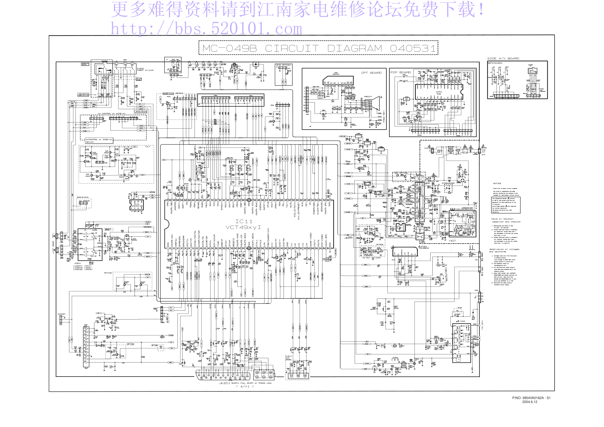 LG RZ-21FB35MX彩电原理图-0 LG RZ-21FB35MX彩电原理图-0