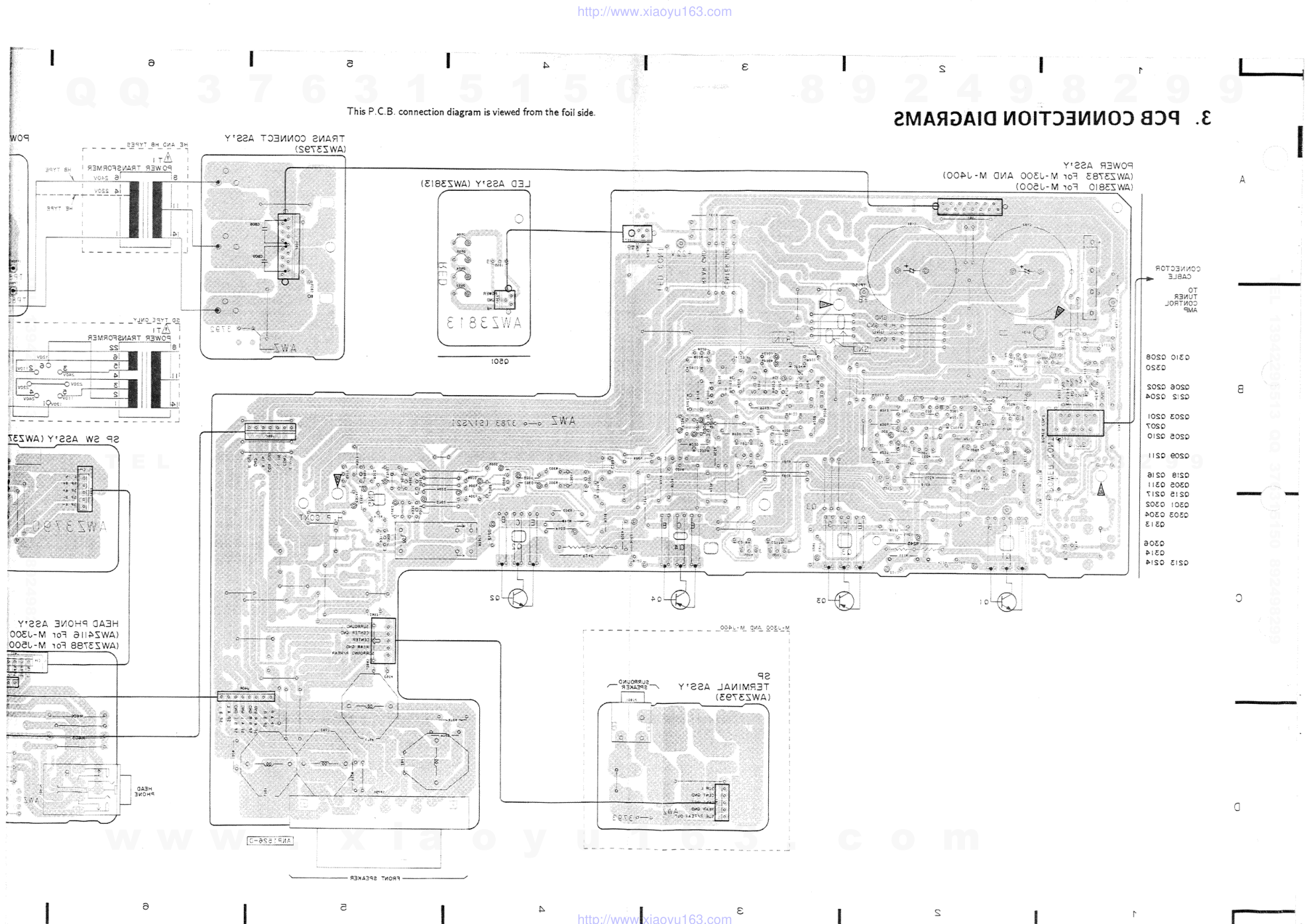 先锋PIONEER M-J300音响电路图-5