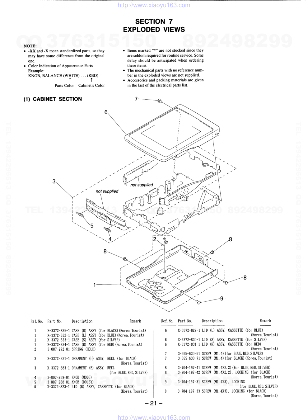 索尼SONY WM-EX5电路图-8 索尼SONY WM-EX5电路图-8