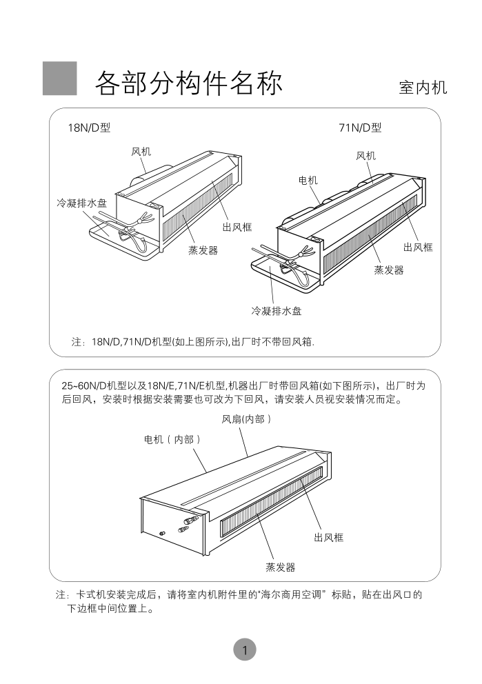 海尔KR(d)-50ND空调使用说明书-3 海尔KR(d)-50ND空调使用说明书-3