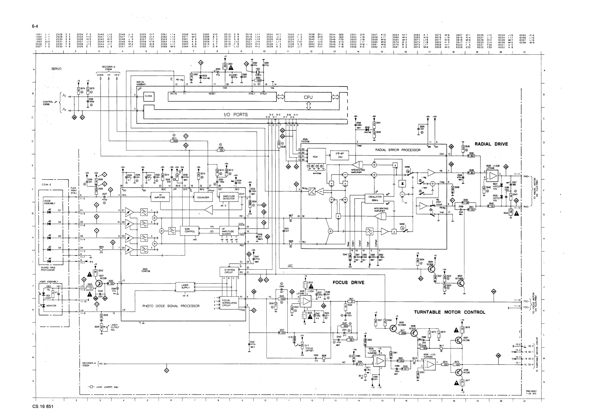 马兰士MARANTZ CD65II音响电路图-2