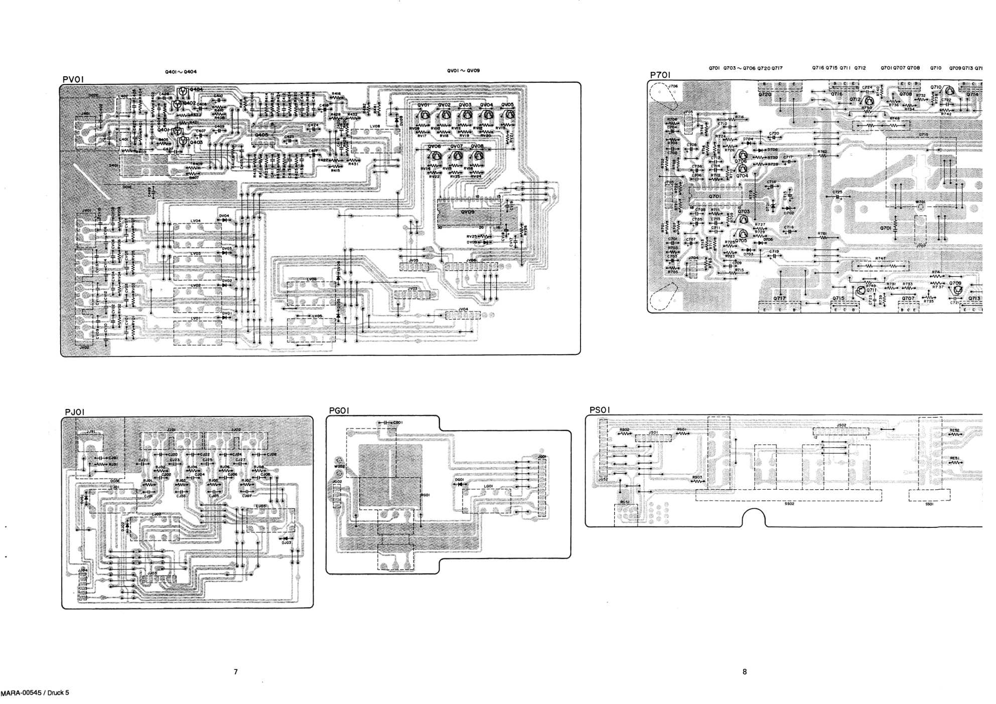 马兰士MARANTZ PM6202B音响电路图-6 马兰士MARANTZ PM6202B音响电路图-6