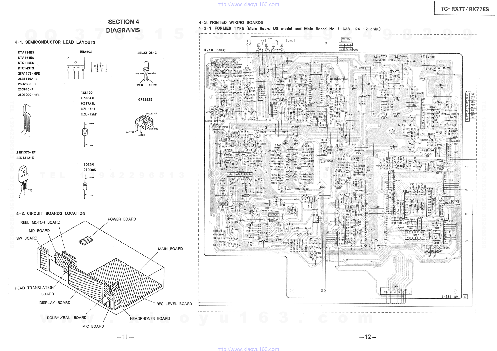 索尼SONY TC-RX77ES电路图-9 索尼SONY TC-RX77ES电路图-9