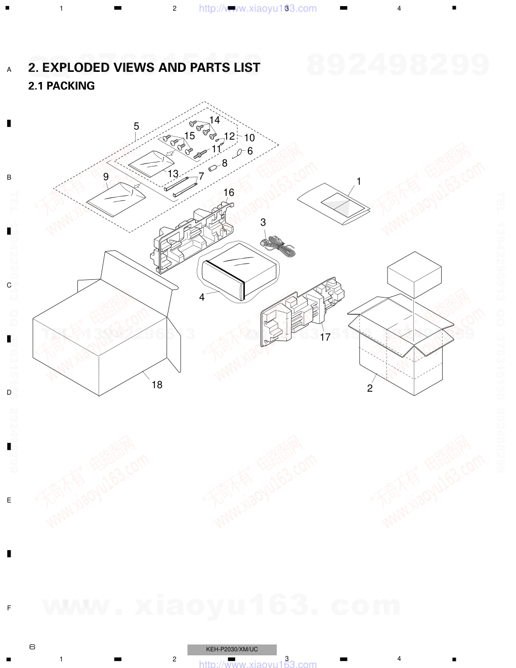 先锋PIONEER KEH-P2035音响电路图-5