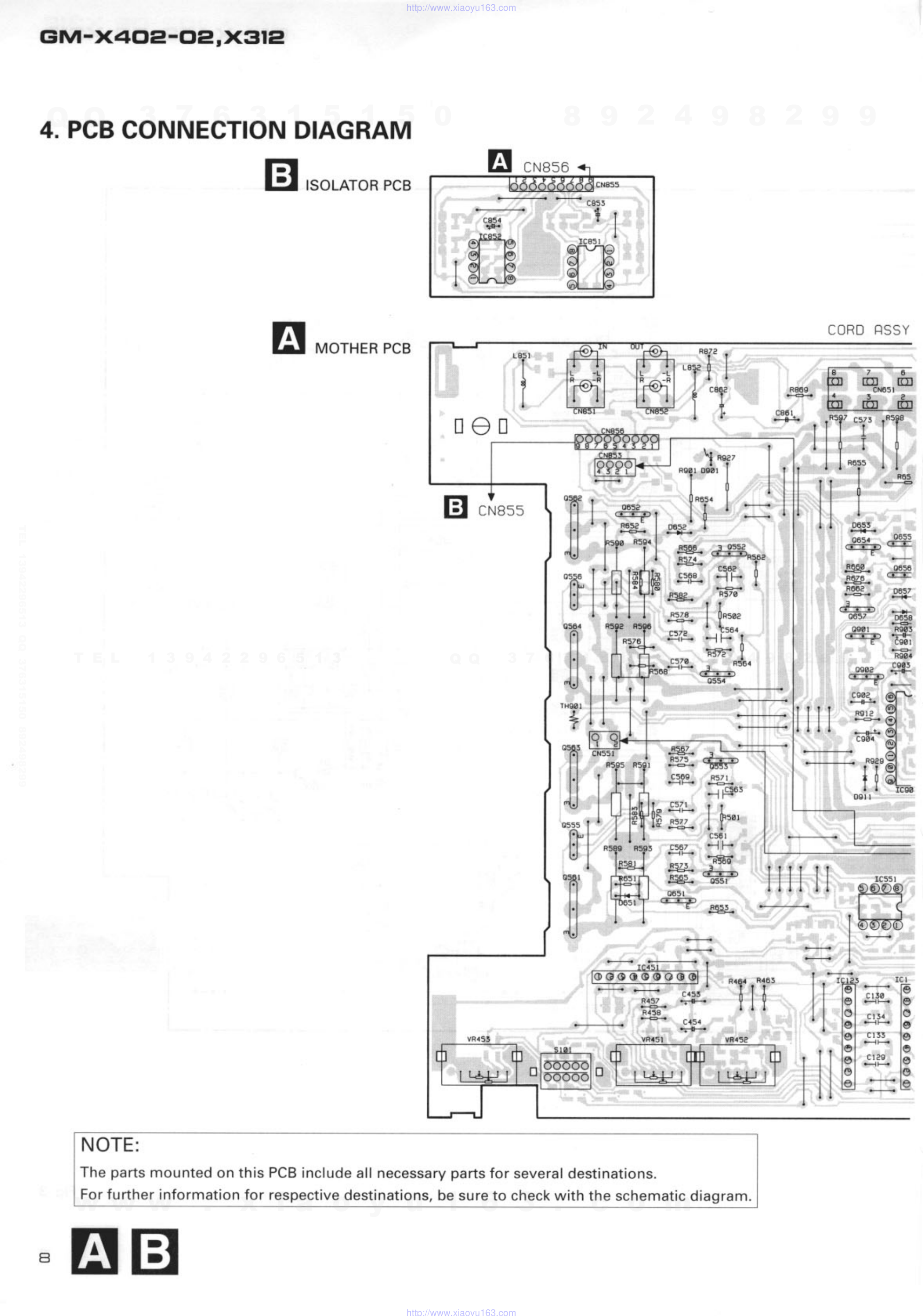 先锋PIONEER GM-X402-02音响电路图-7 先锋PIONEER GM-X402-02音响电路图-7