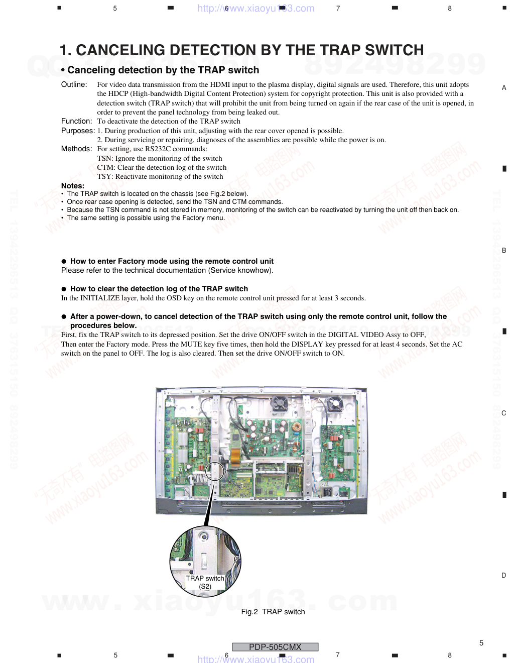 先锋PIONEER PDP-505CMX音响电路图-4