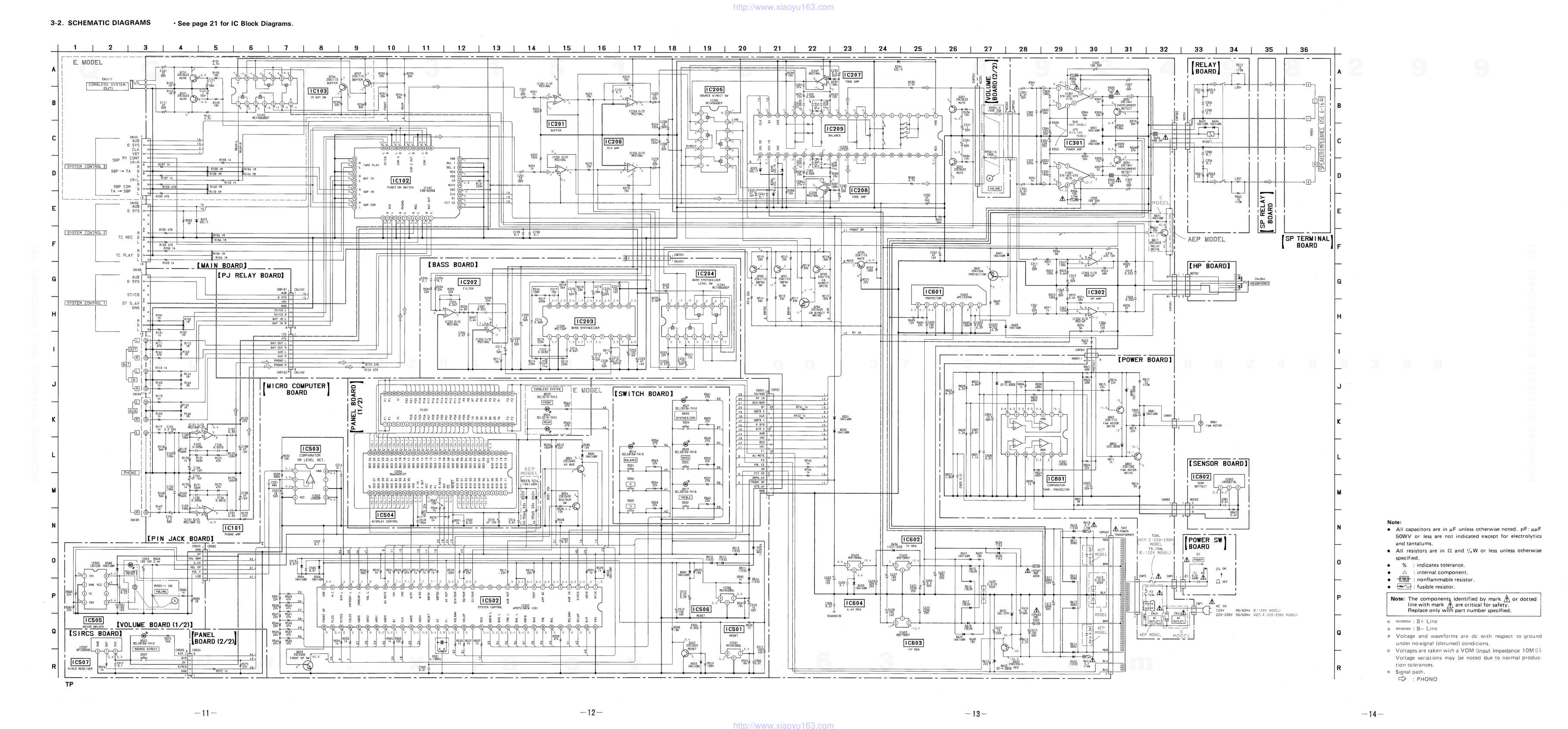 索尼SONY TA-VF1电路图-7 索尼SONY TA-VF1电路图-7