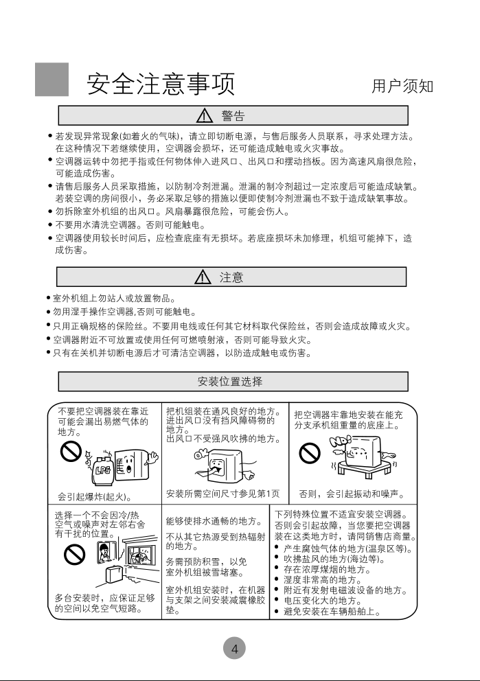 海尔KMR-250W空调使用说明书-5 海尔KMR-250W空调使用说明书-5
