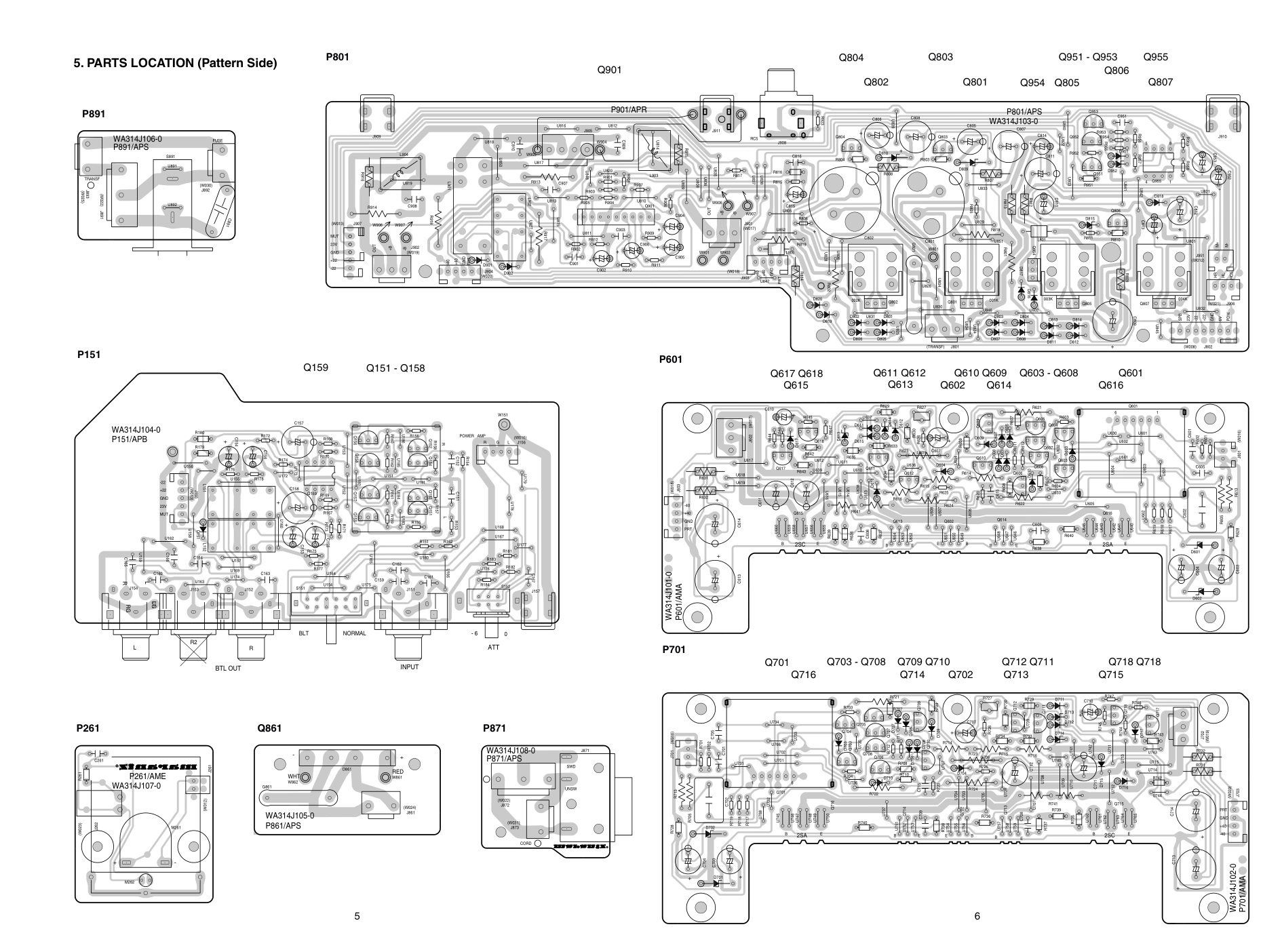 马兰士MARANTZ SM-17SA音响电路图-4