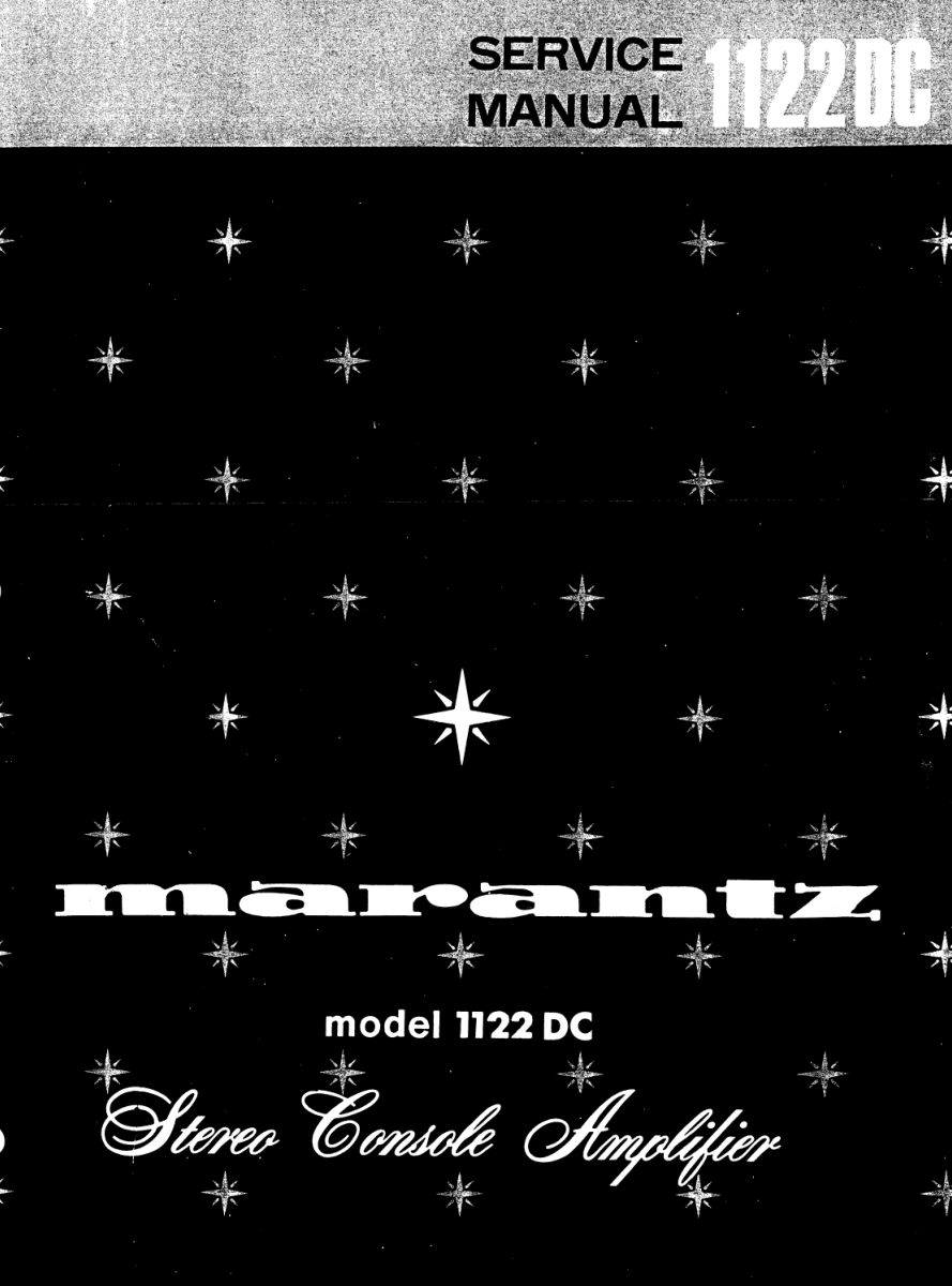 马兰士MARANTZ 1122DC音响服务手册-0