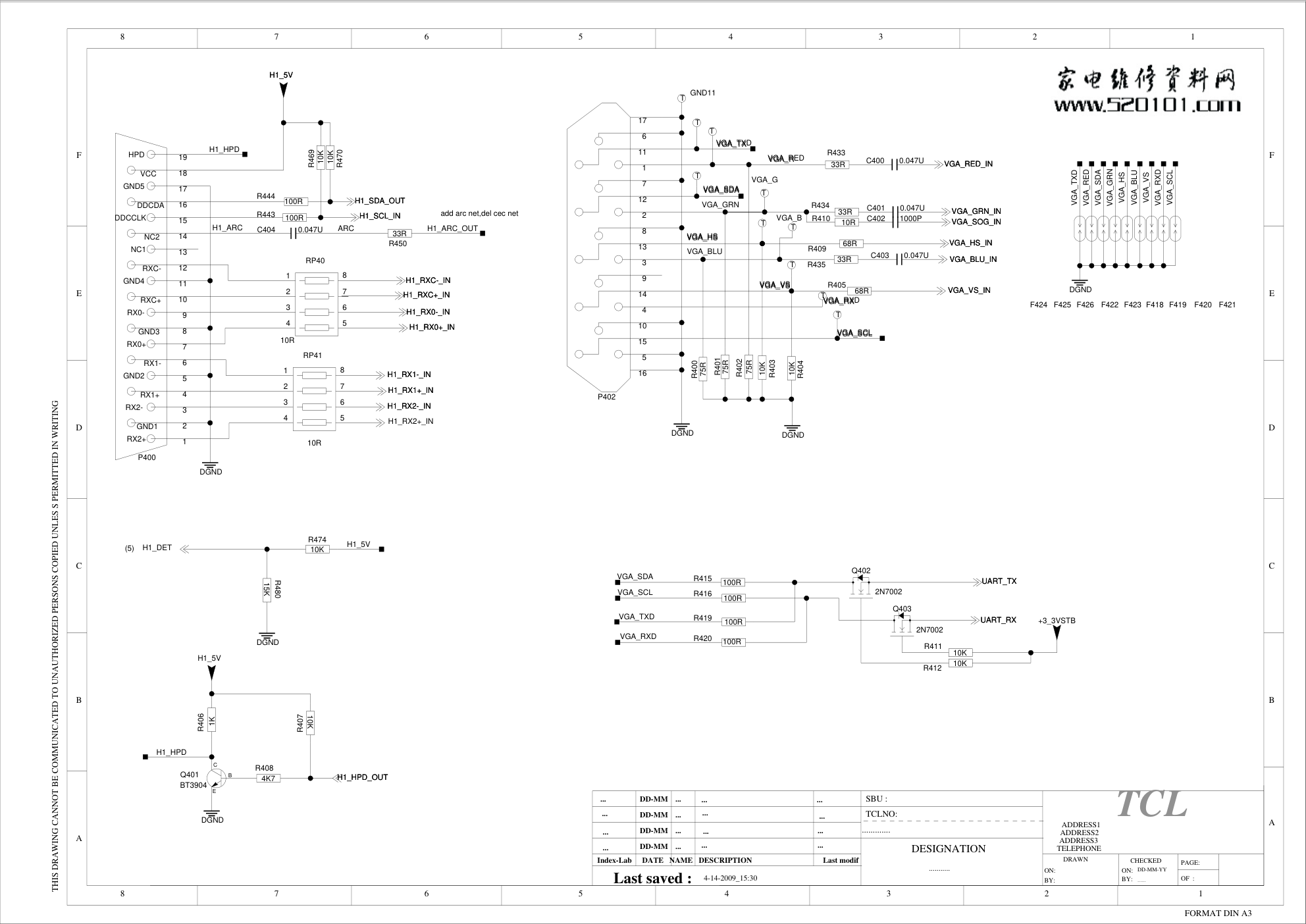 TCL MS81-MAA2XG322液晶电视主板电路图-3 TCL MS81-MAA2XG322液晶电视主板电路图-3