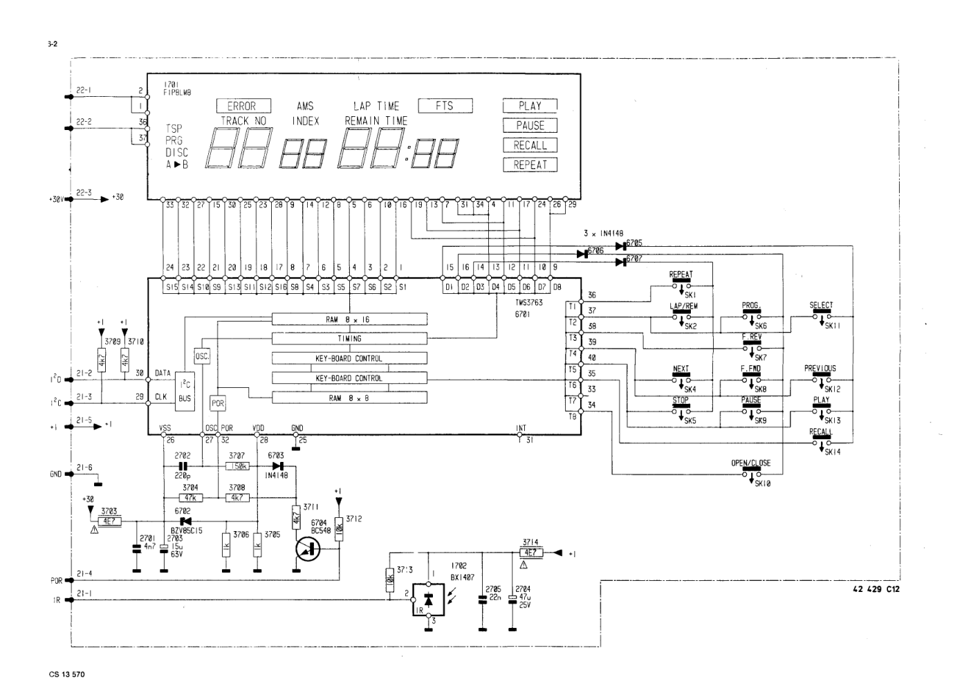 马兰士MARANTZ CD65II音响电路图-1