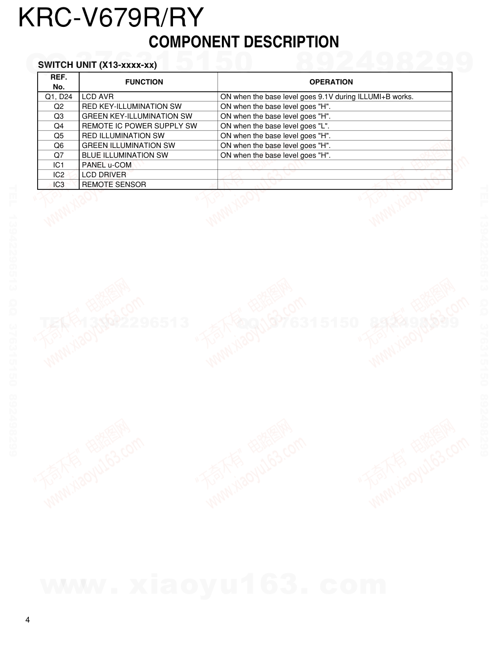 建伍KENWOOD KRC-V679RY磁带录放机电路图-3