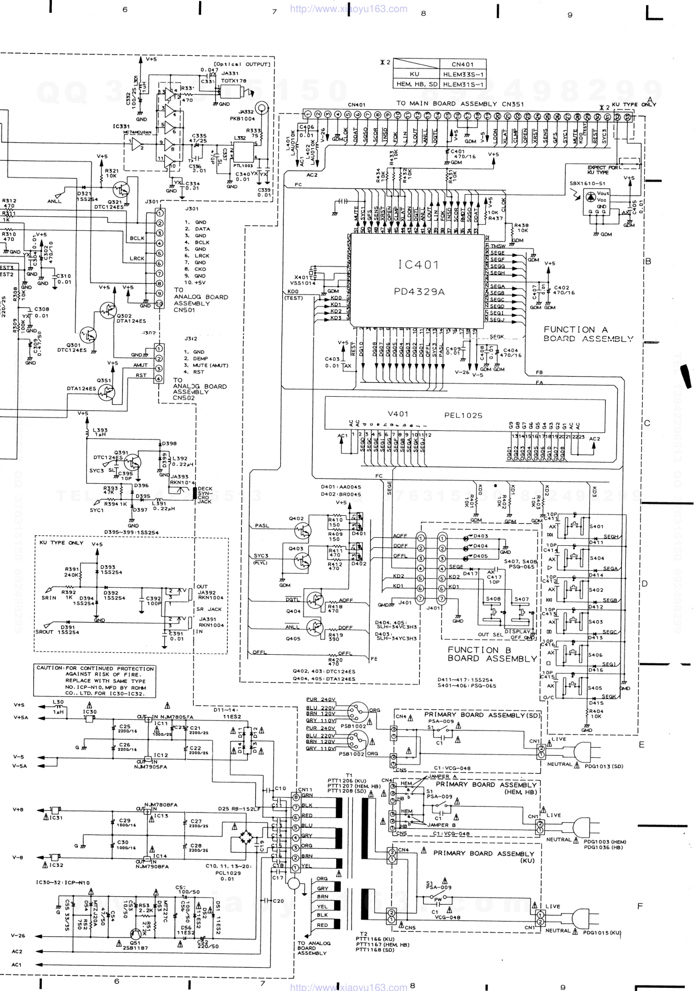 先锋PIONEER PD-65音响电路图-7 先锋PIONEER PD-65音响电路图-7