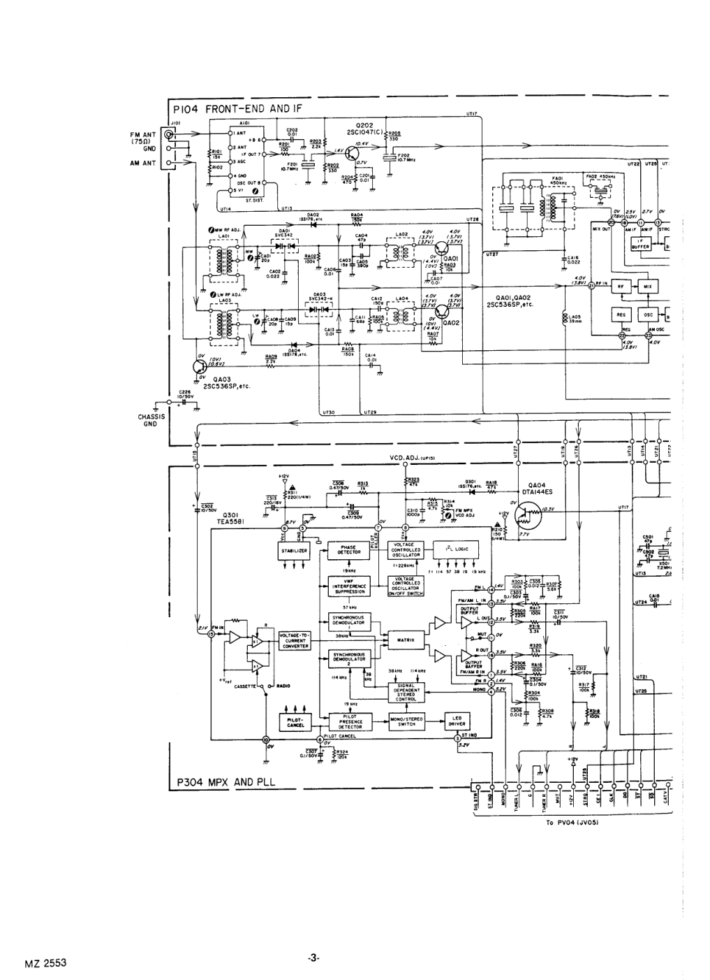马兰士MARANTZ SR5065B音响电路图-3 马兰士MARANTZ SR5065B音响电路图-3