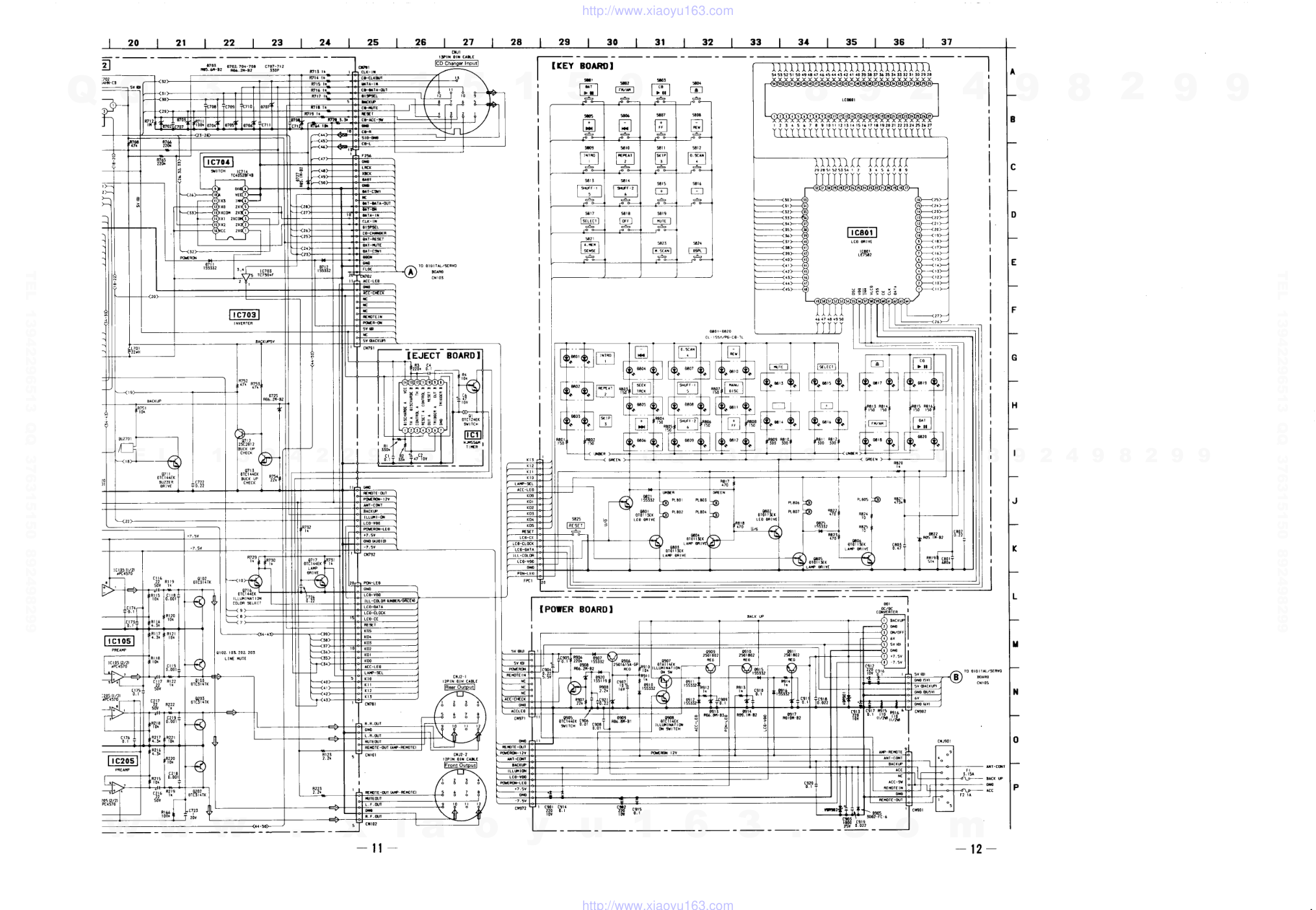 索尼SONY DTX-10音响电路图-4 索尼SONY DTX-10音响电路图-4